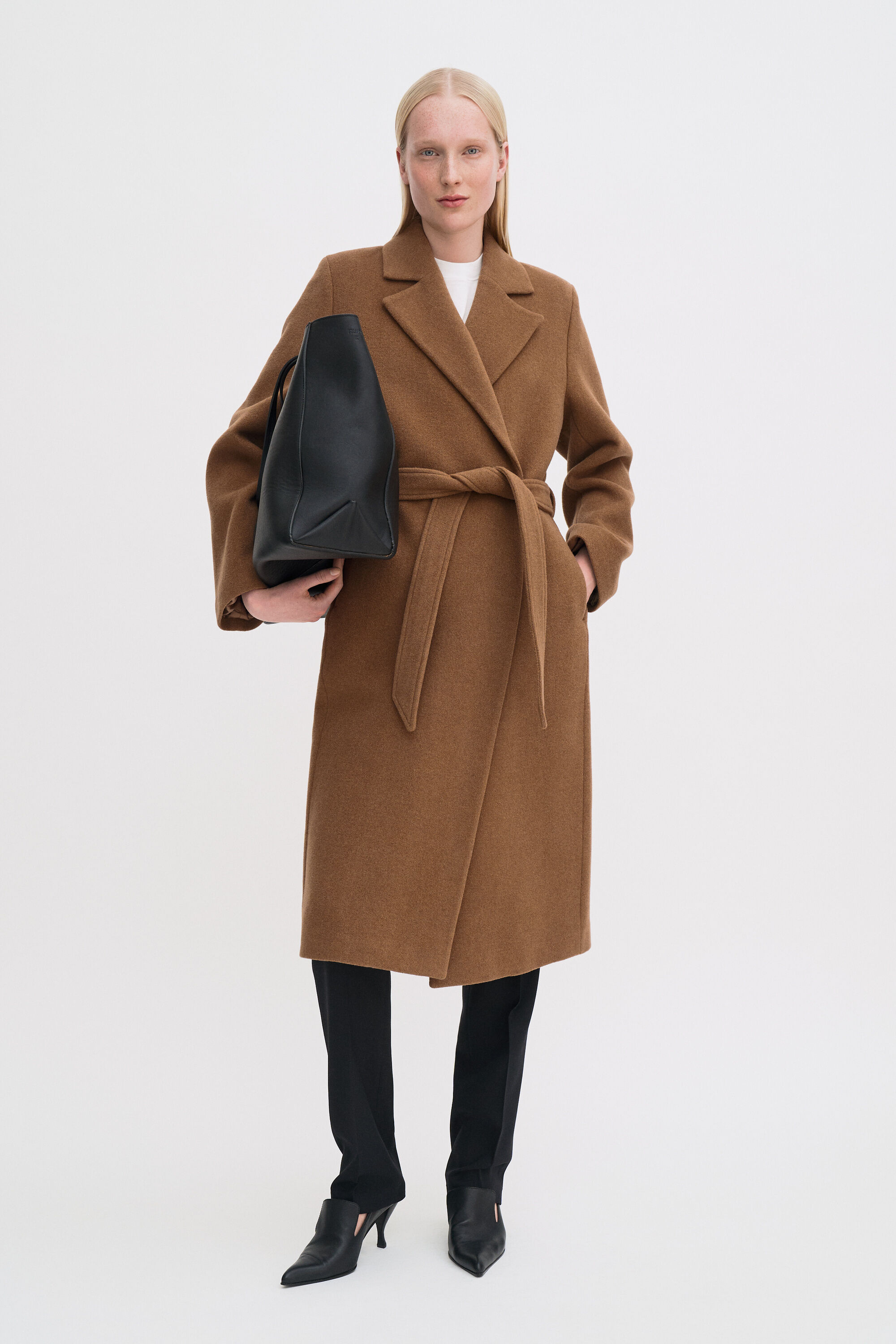 Throw Pillows Filippa K Montreal Coat Alyssa Doublé Coat Black