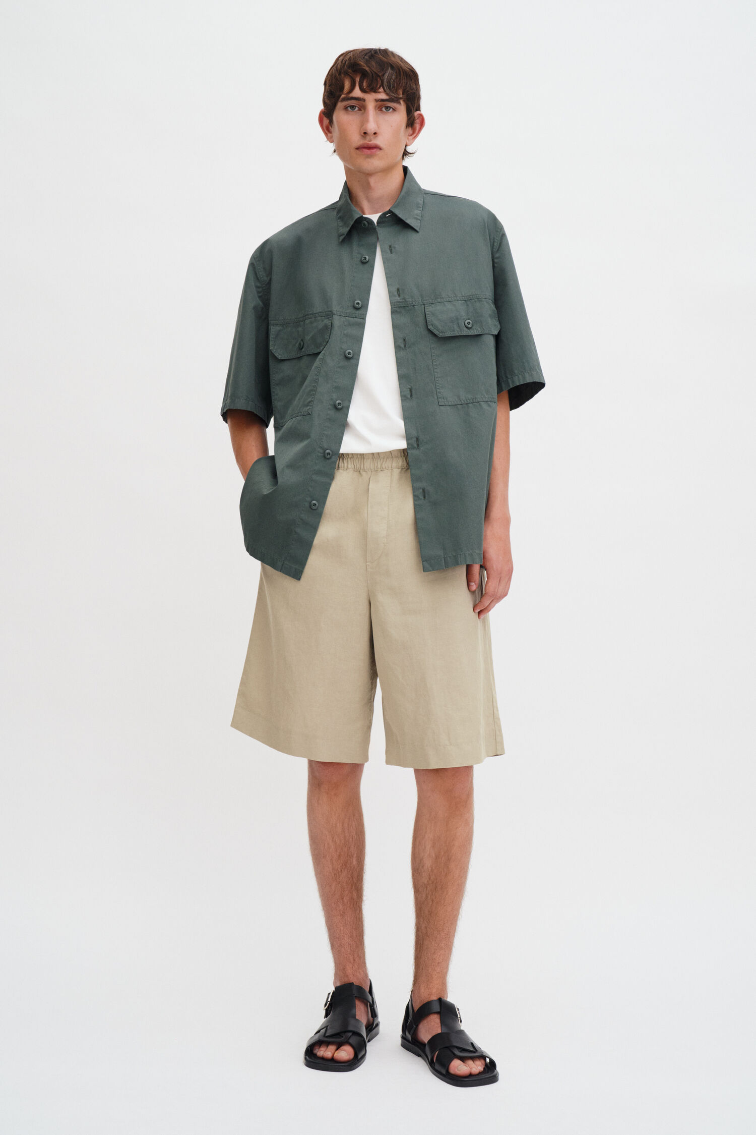 Theo Linen Shorts