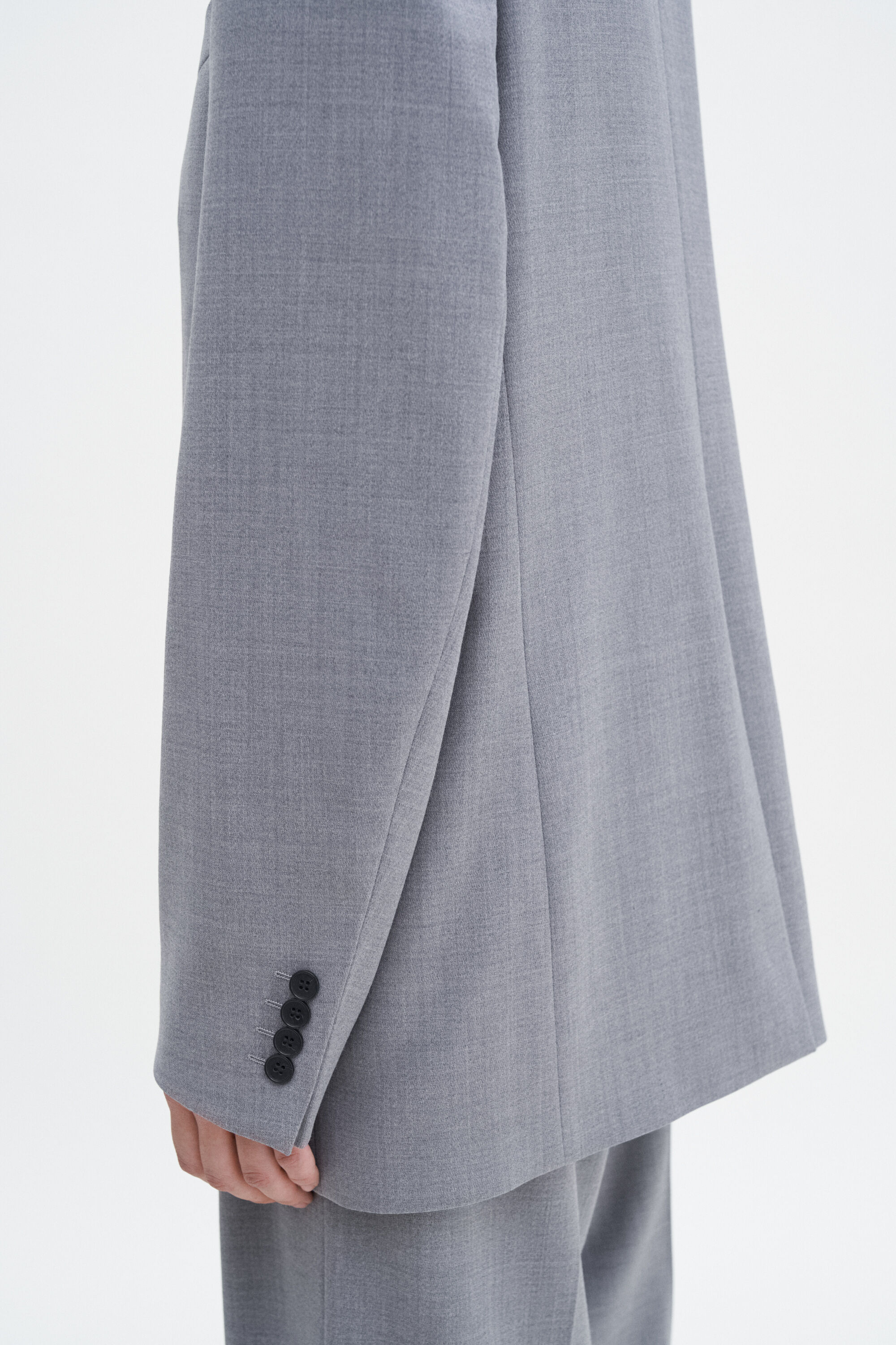 値下FILIPPAKフィリッパコーDavina Oversized Blazer Davina Oversized Blazer - Grey Melange | FILIPPA K