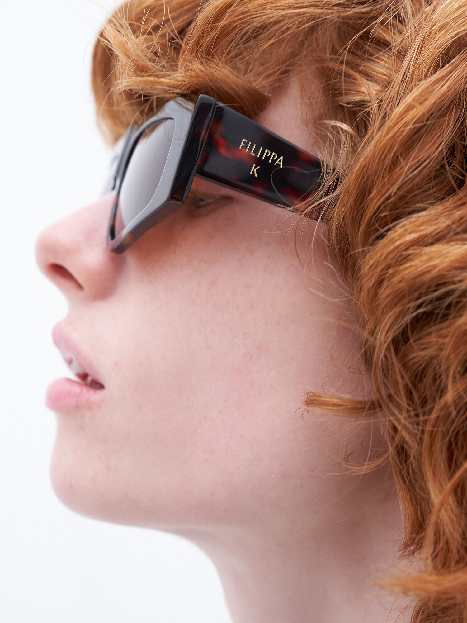 Angled Acetate Sunglasses