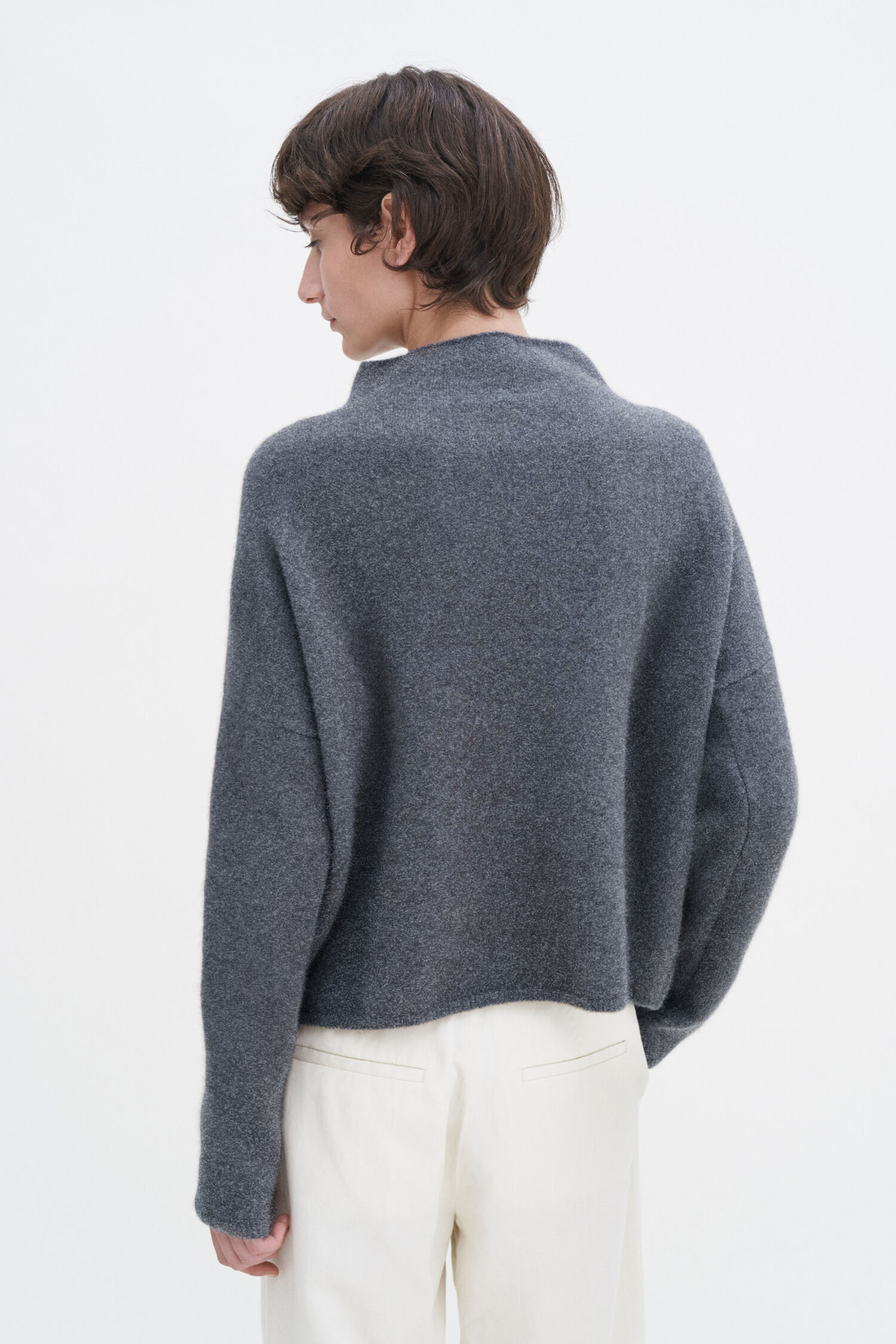 Mika Yak Grey Sweater