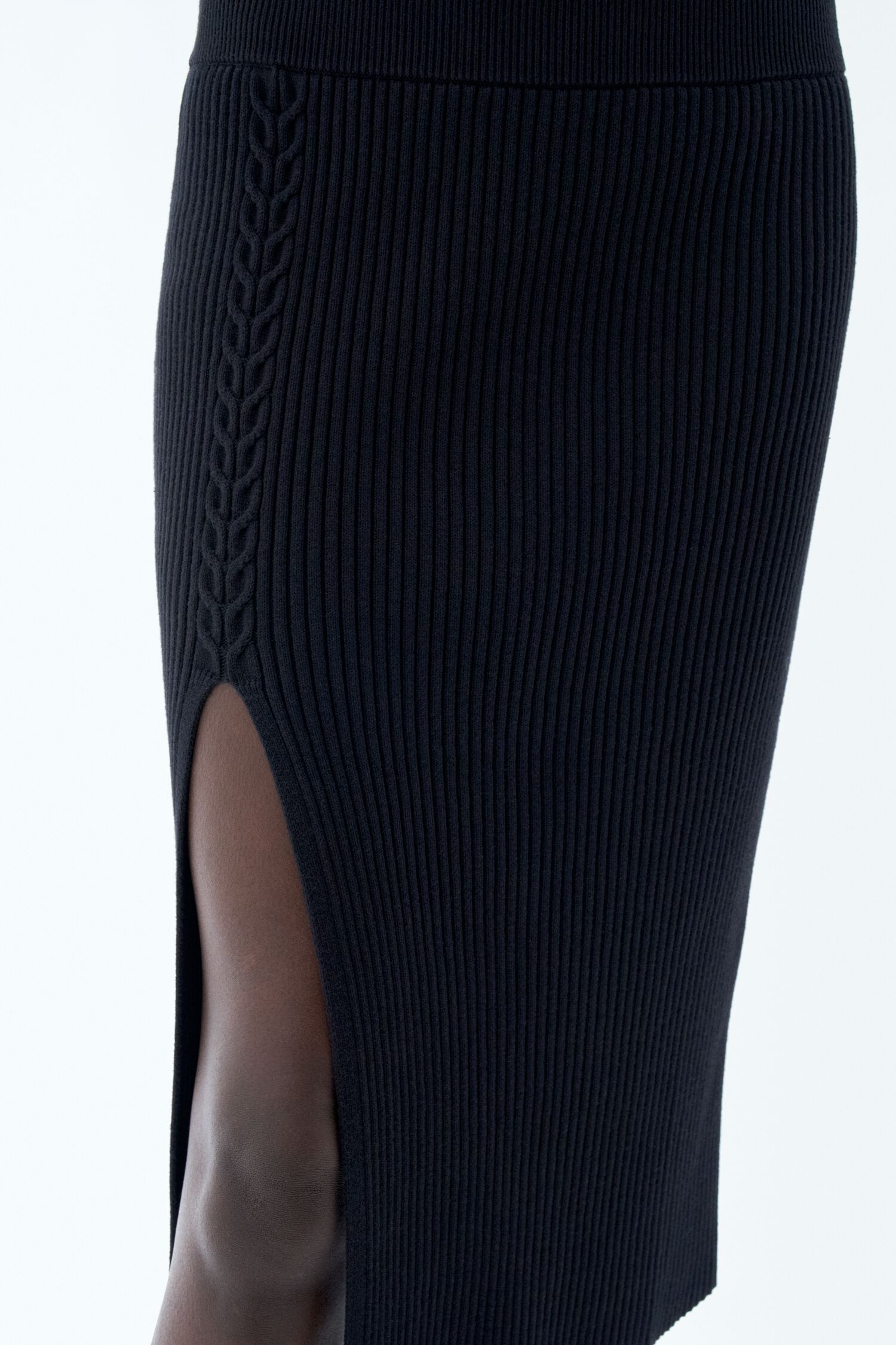 Asymmetric Braid Skirt