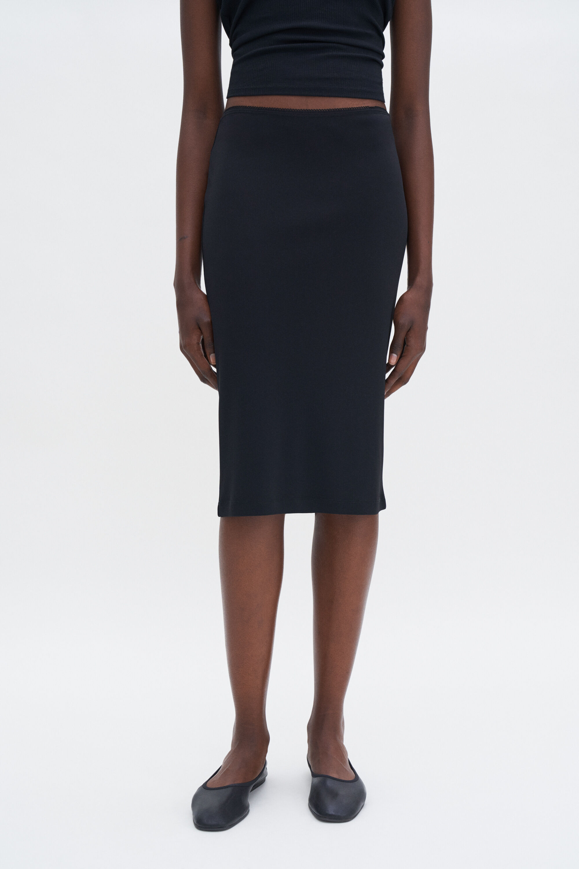 Jersey Skirt - Black | Filippa K