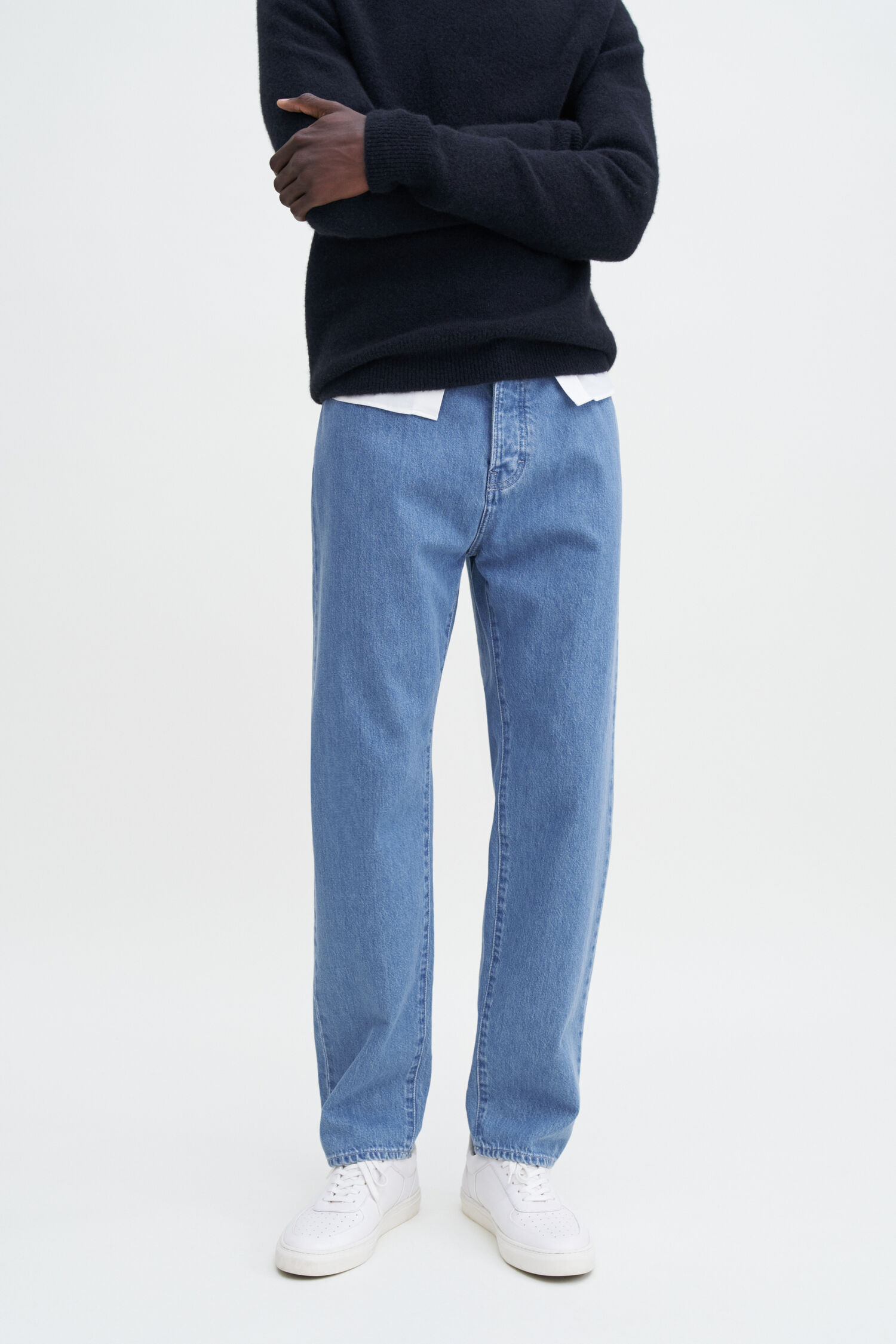 Tapered Cropped Jeans