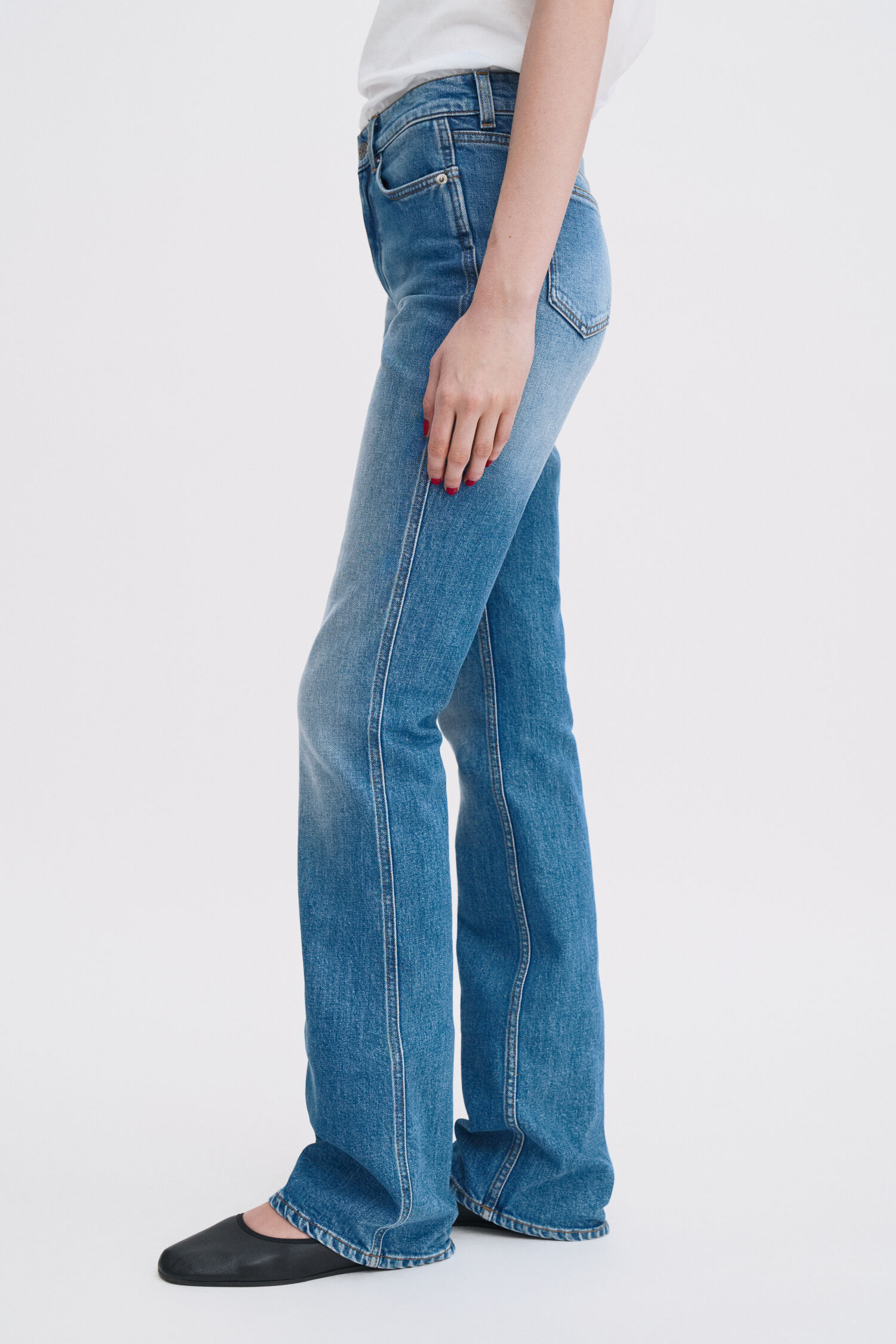 Stacked Bootcut Jeans
