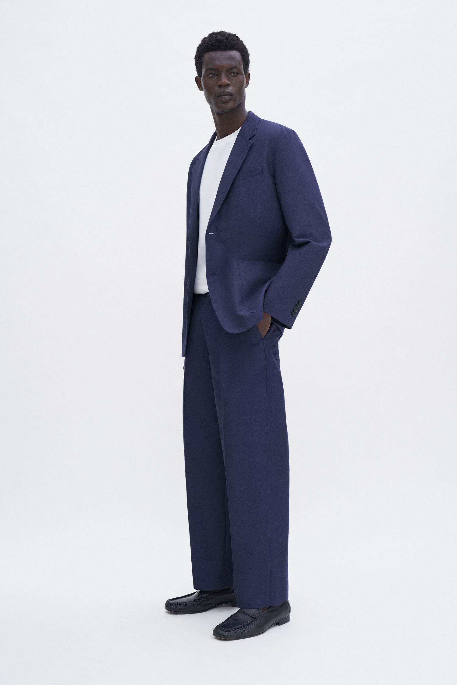 Oversized Cropped Work Trouser