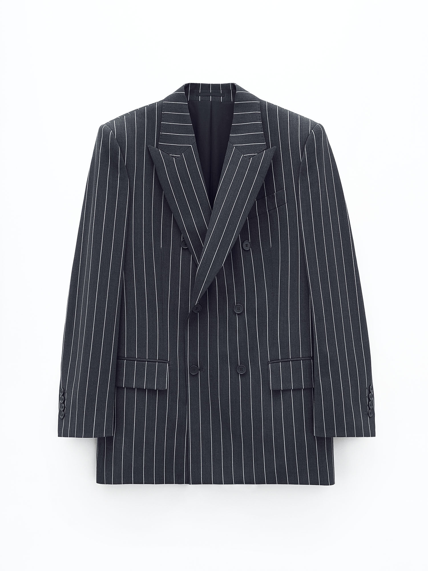 White pinstripe blazer sale
