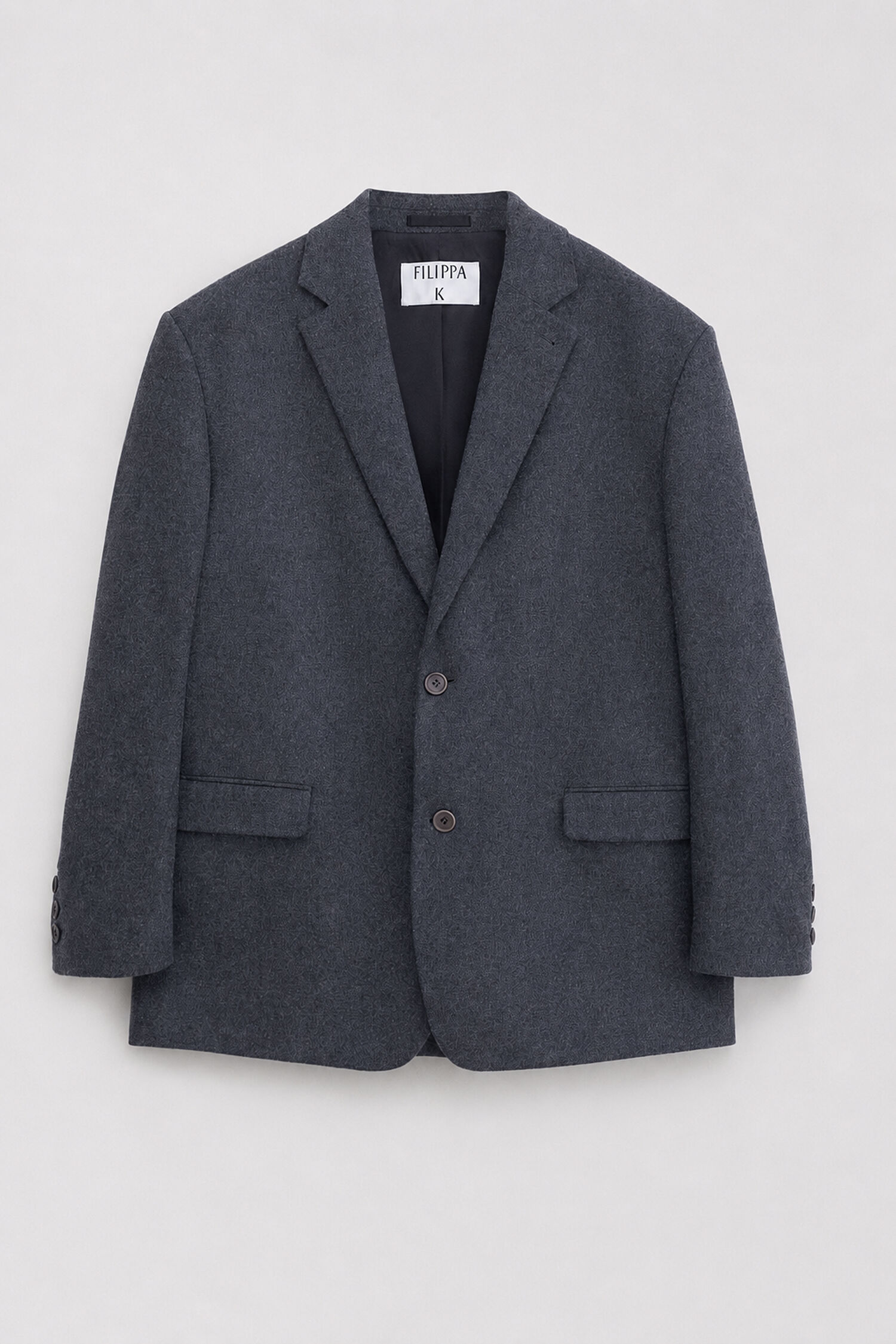 Oversized Brushed Wool Blazer