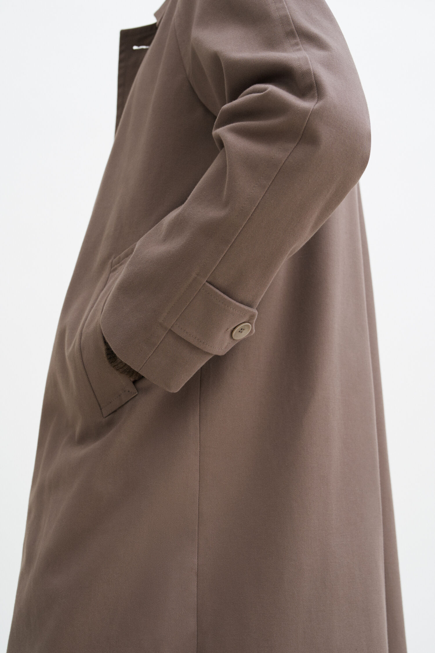 Cotton Gabardine Car Coat