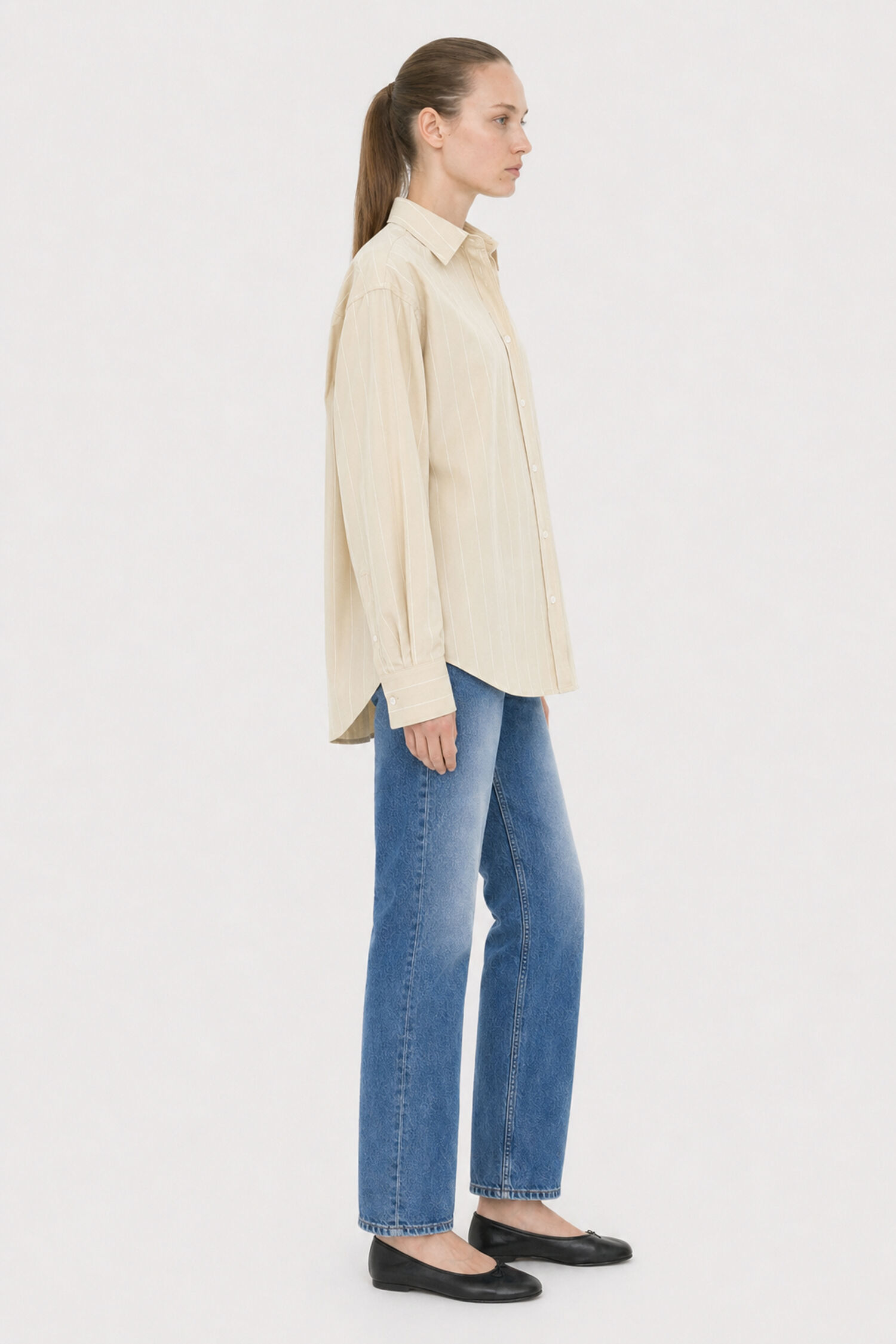 Stripe Poplin Shirt