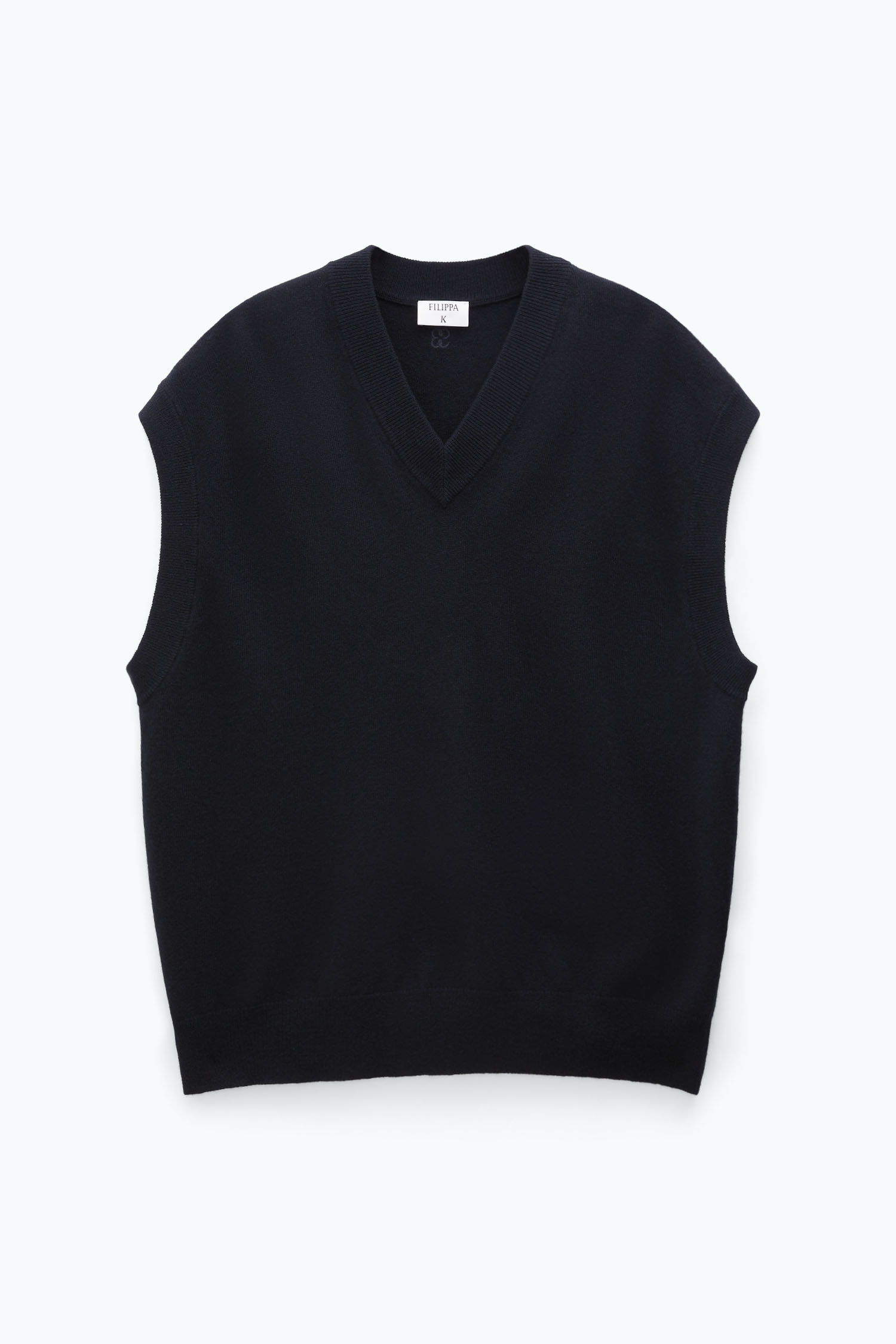 Lambswool Vest - Black | FILIPPA K