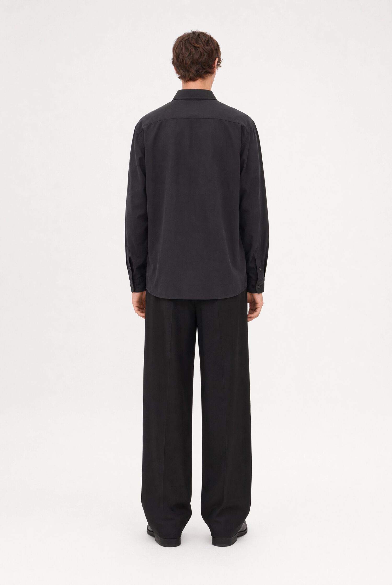 Boxy Wool Twill Shirt