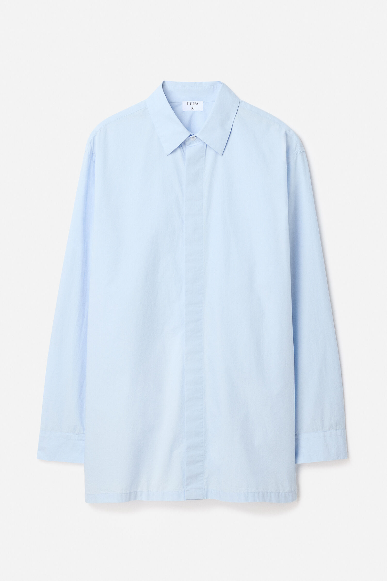 Rolled Sleeve Cotton Shirt