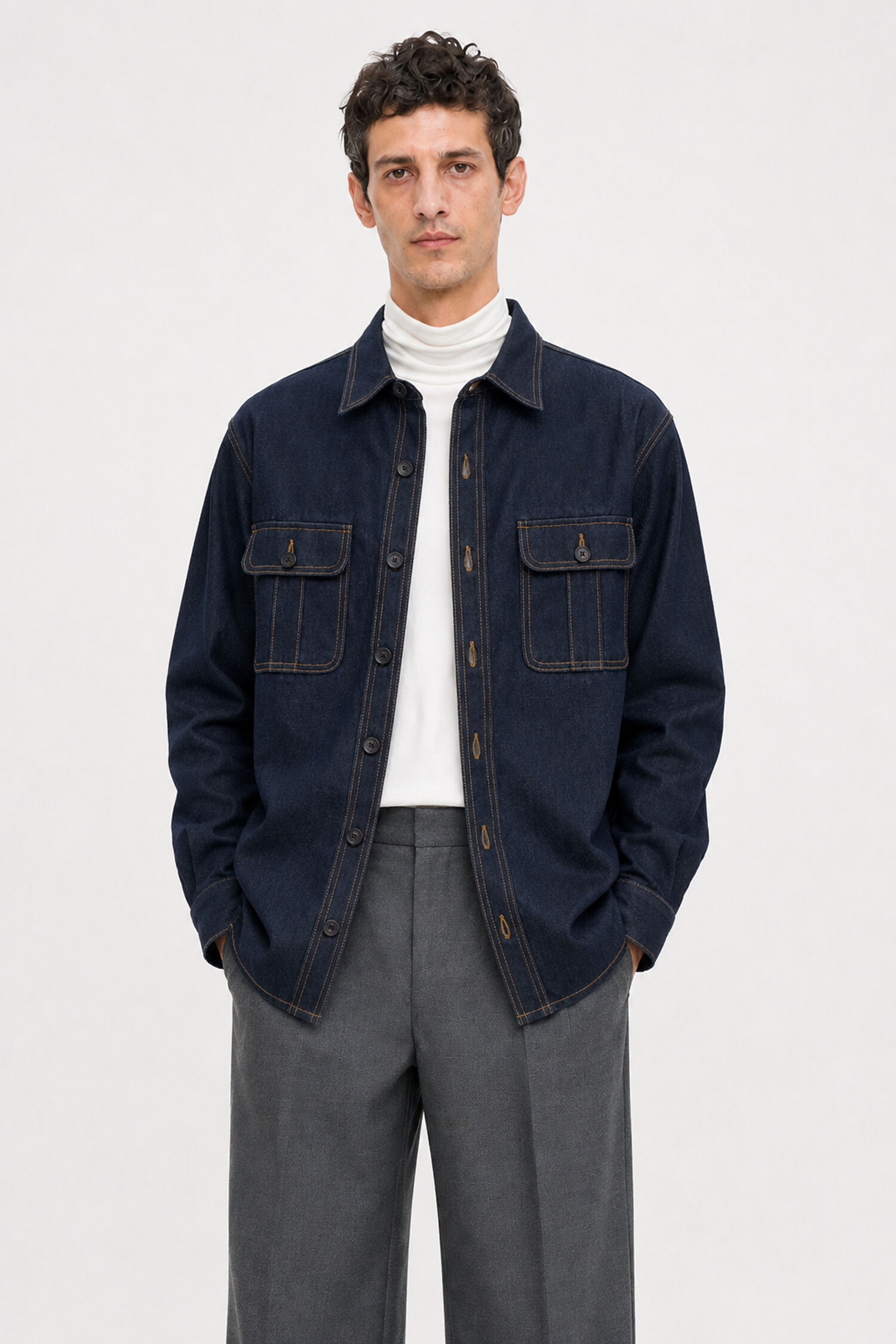 Oversize Denim Shirt