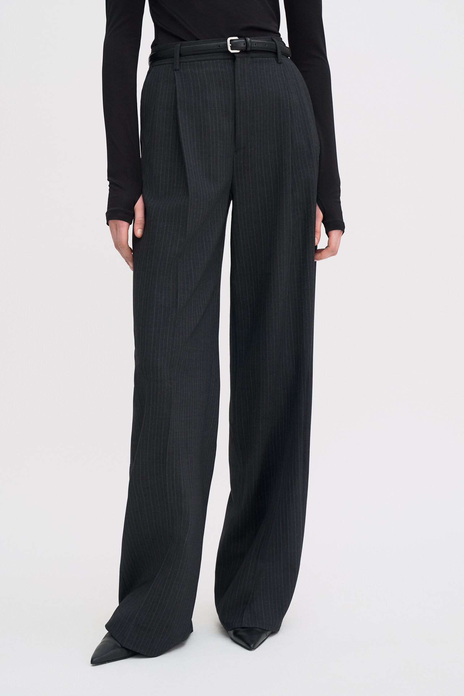 Darcey Pinstripe Trousers