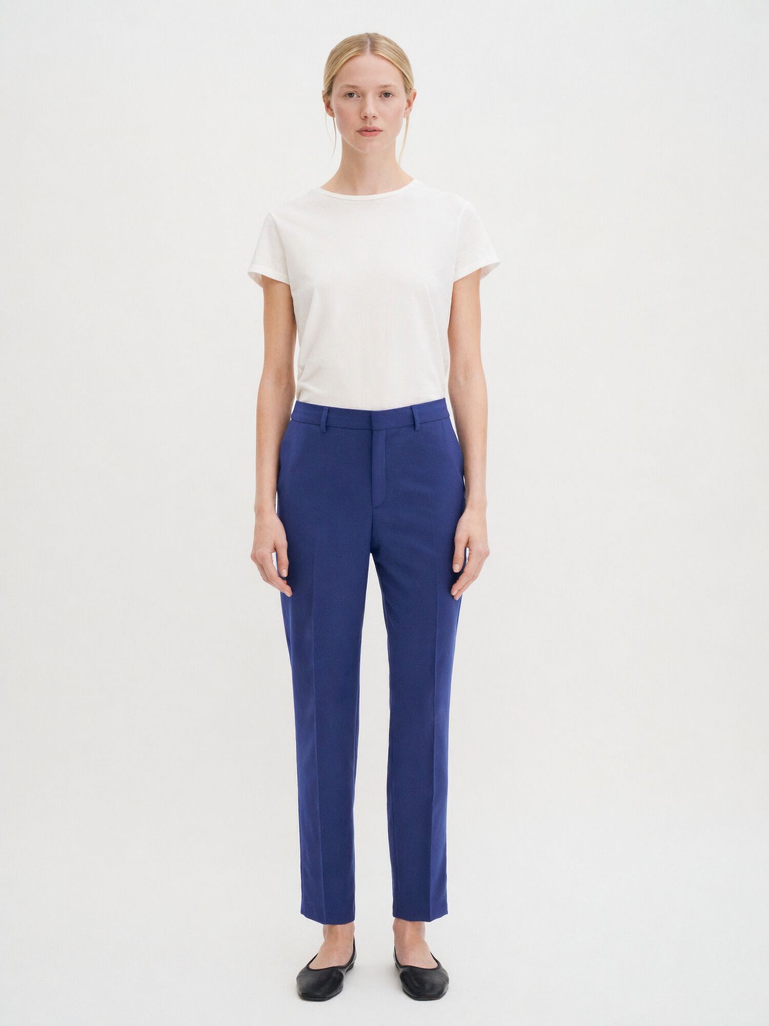 Emma Cropped Cool Wool Trousers