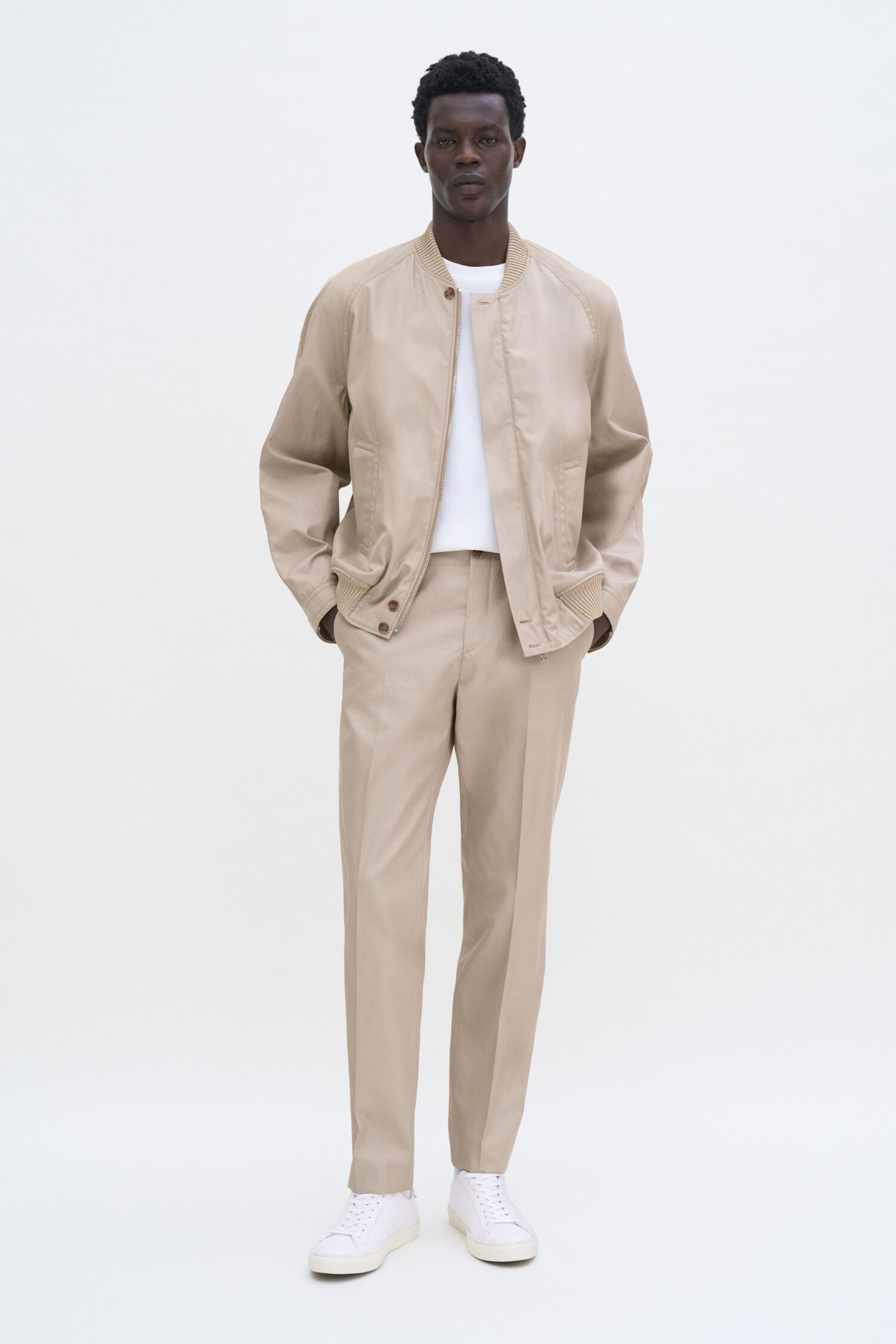 Cotton Tailored Trousers