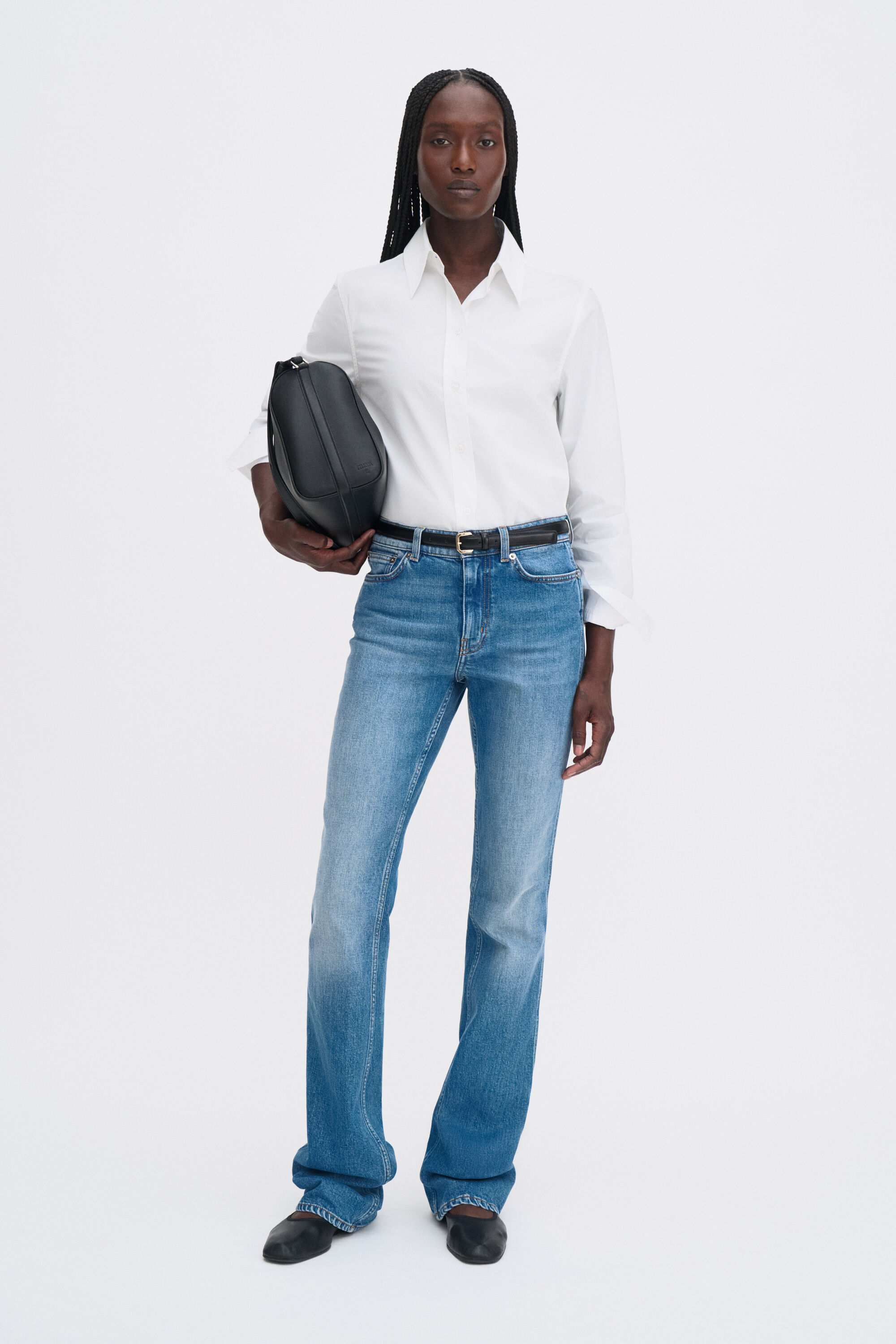 売れ筋商品|||フィリッパコー シャツ レディース トップス STAND COLLAR  - Blouse - air blue Shirts & Blouses | Woman | Filippa K