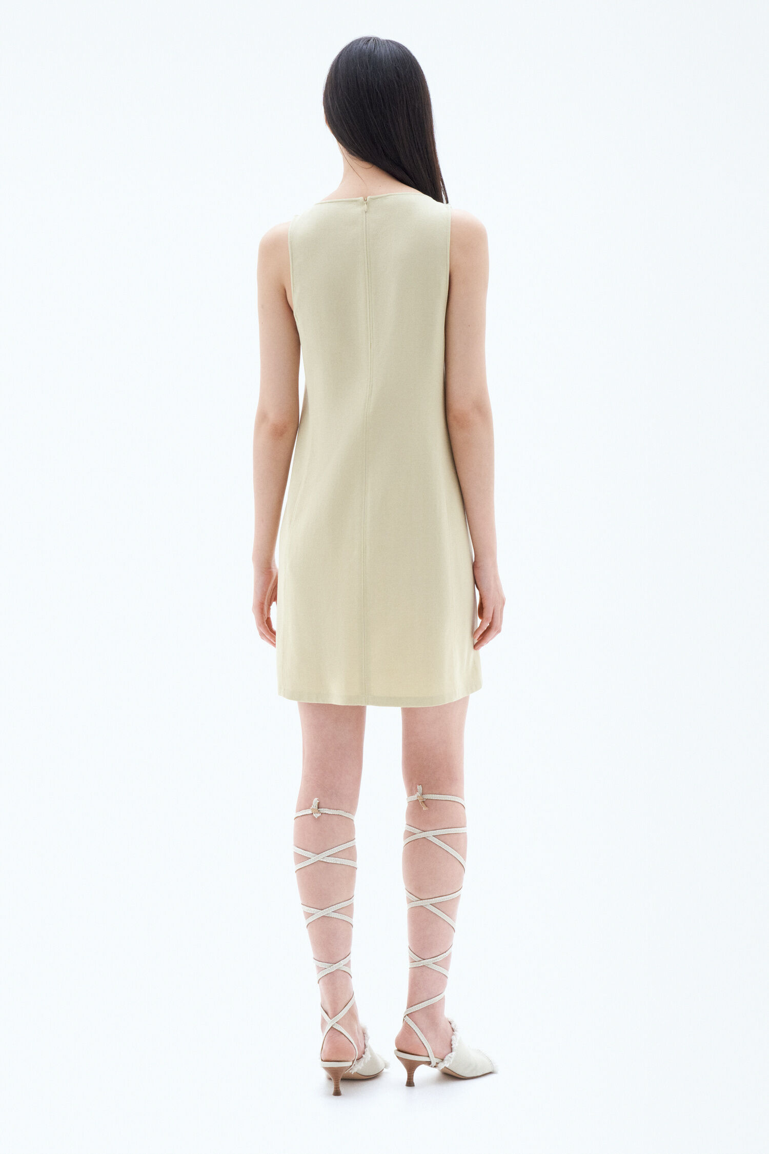Re:sourced Crepe Tank Dress