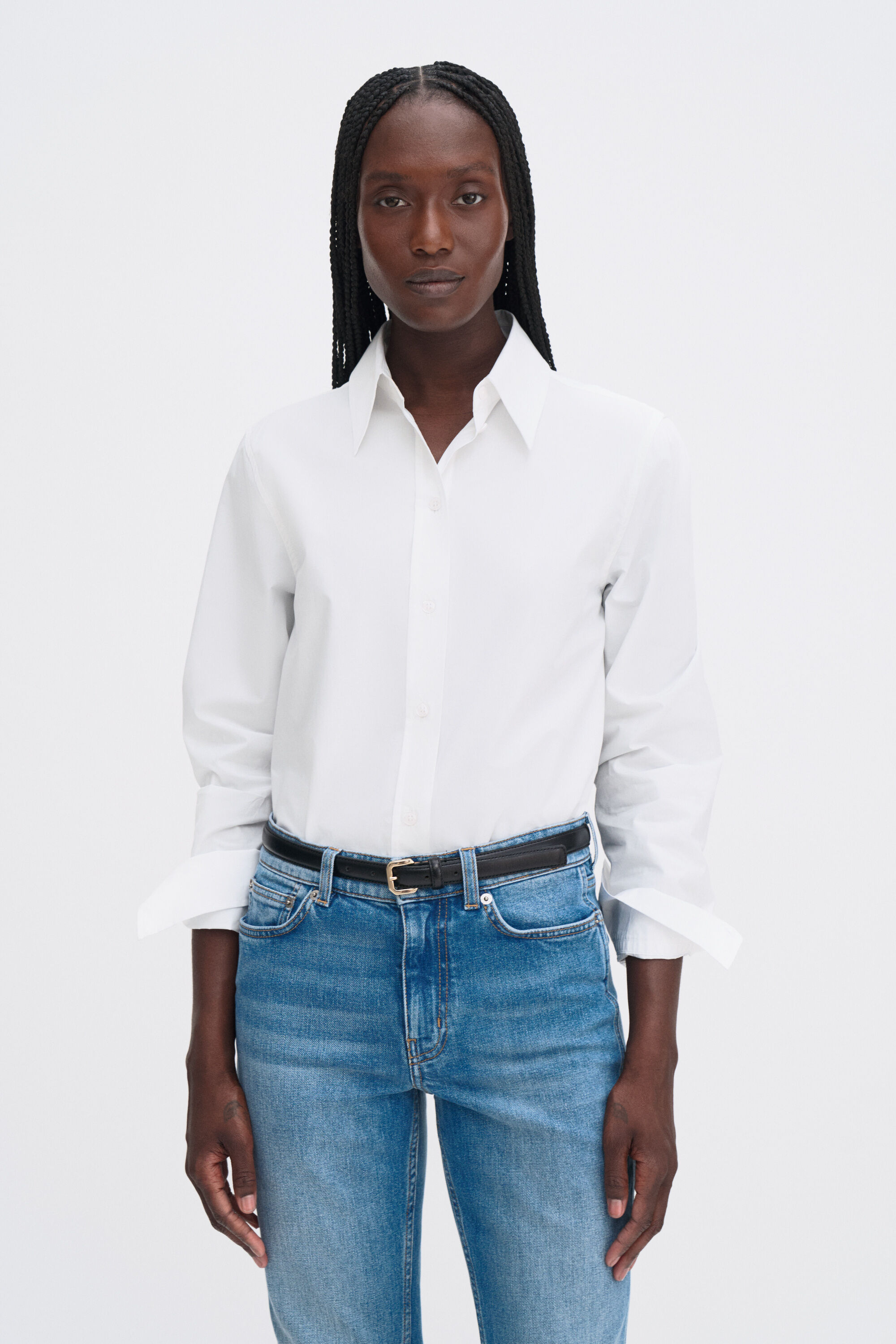 売れ筋商品|||フィリッパコー シャツ レディース トップス STAND COLLAR  - Blouse - air blue Shirts & Blouses | Woman | Filippa K