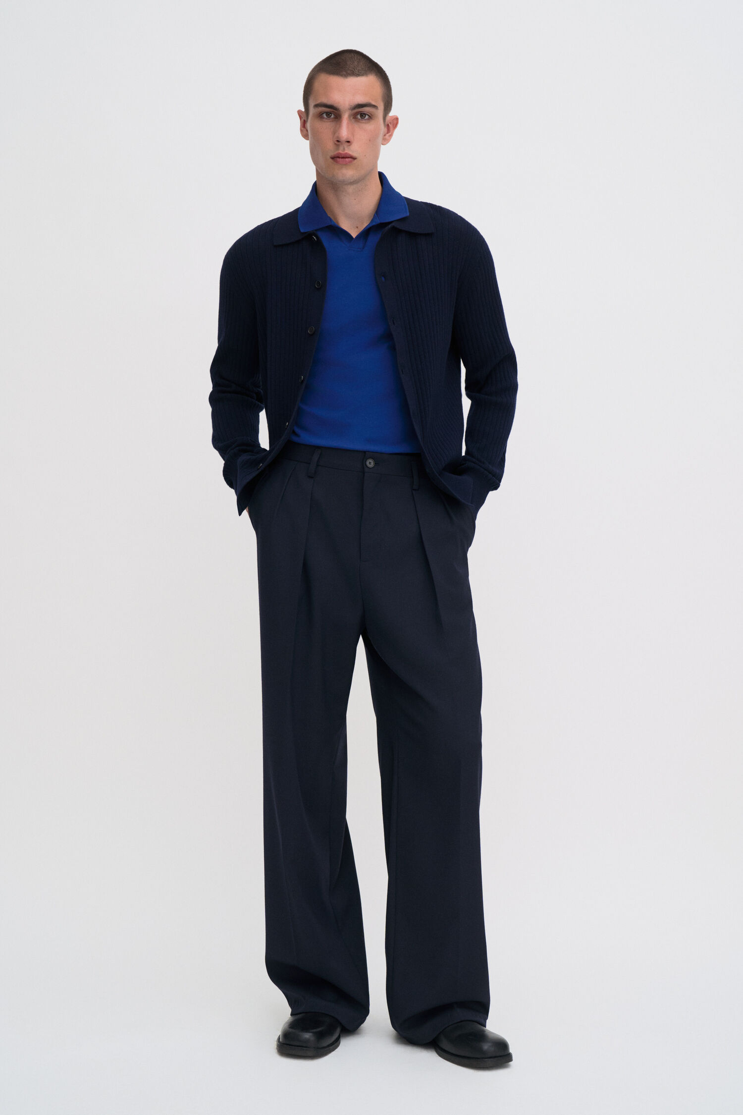 Stretch Cotton Polo T-Shirt