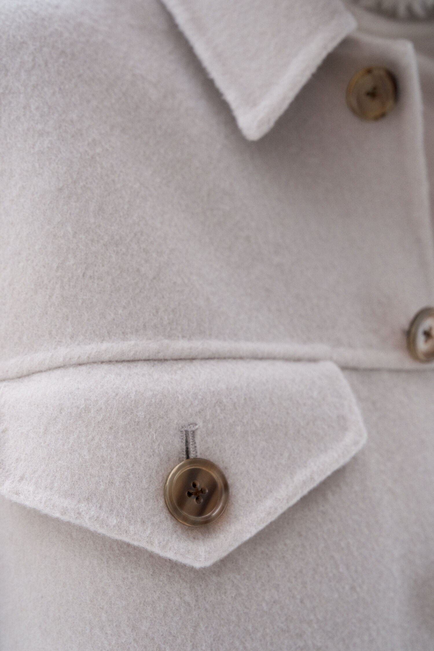Short Wool Cashmere Jacket
