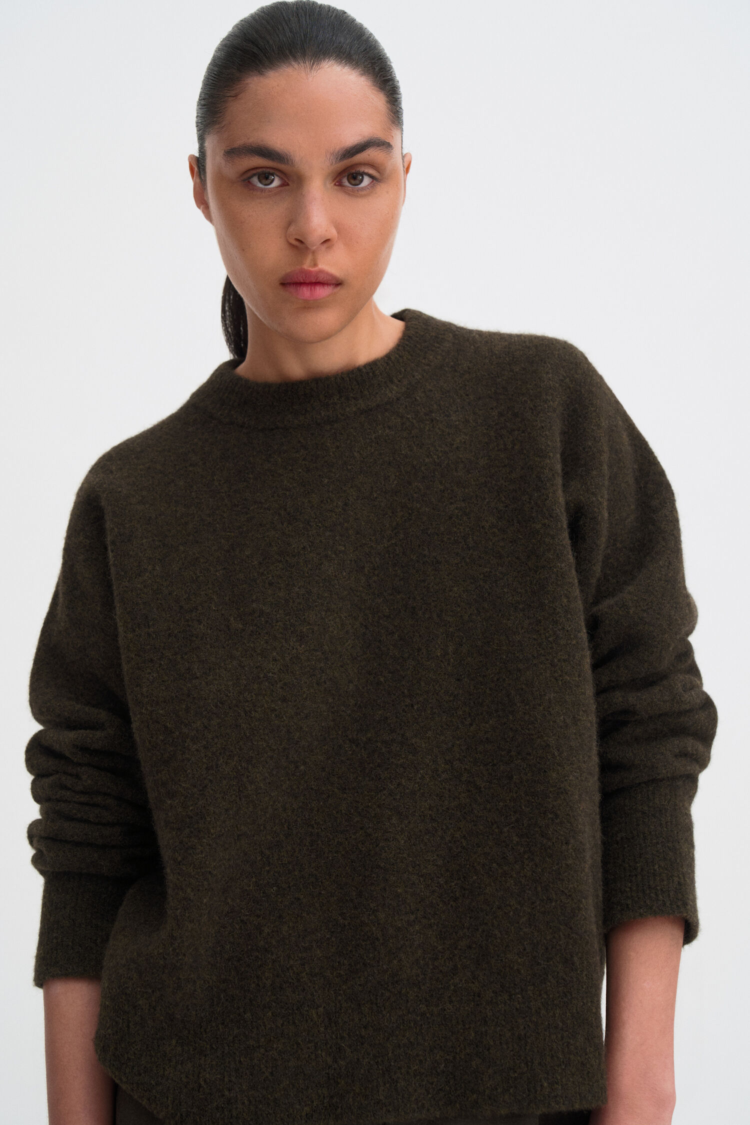 Wool Yak Crewneck Sweater