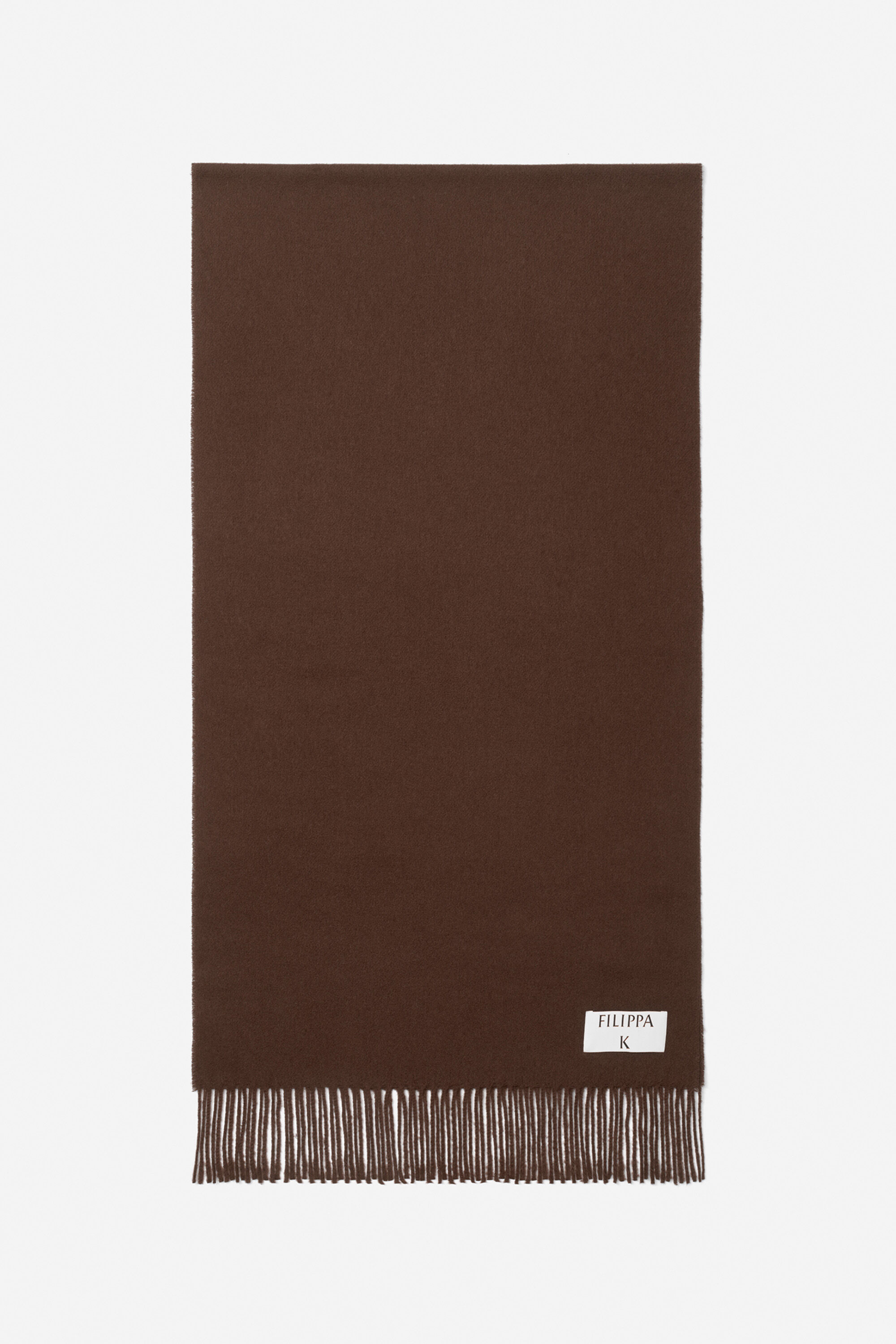 Cashmere Blend Scarf - Ebony Brown | FILIPPA K