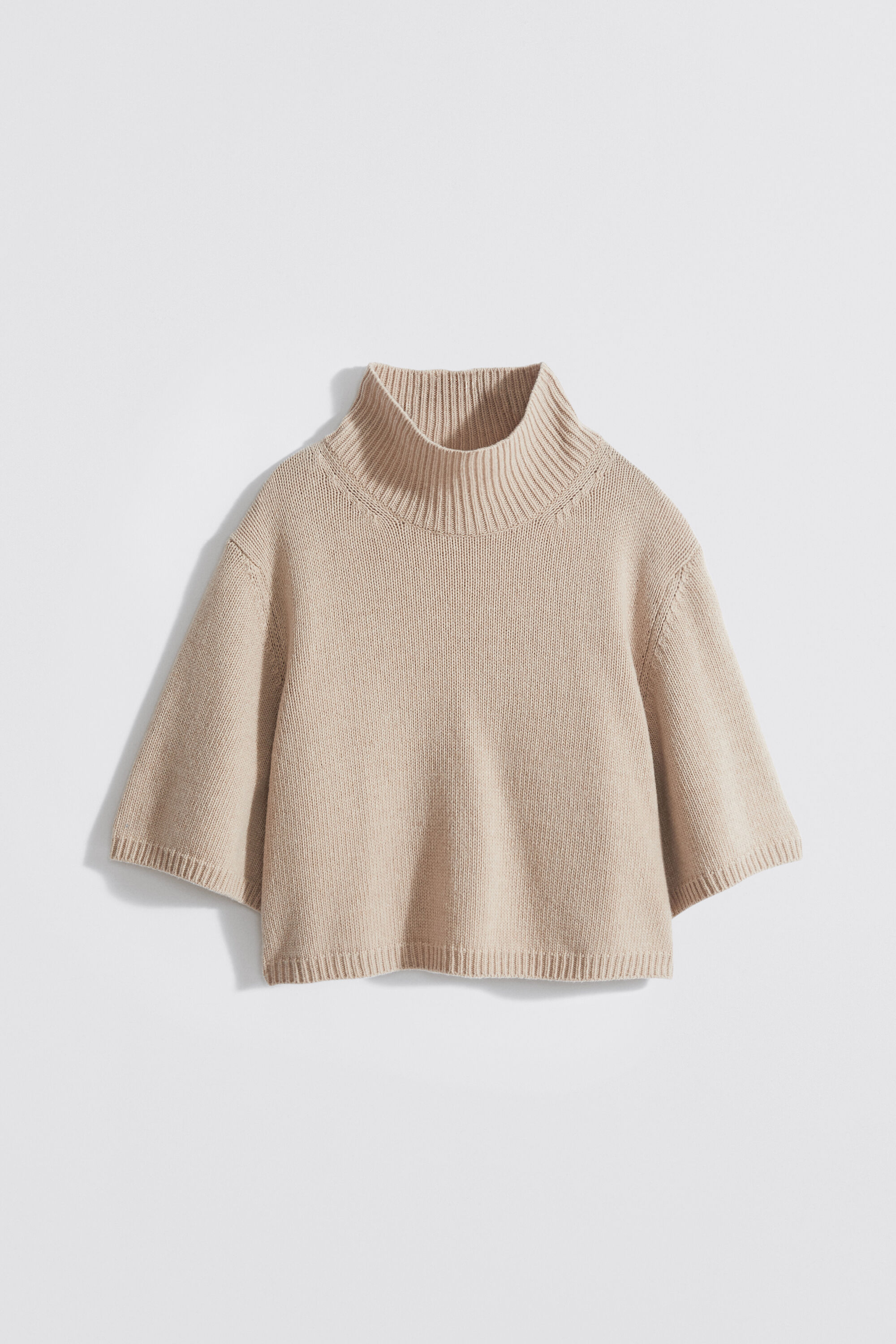 Cropped deals cashmere sweater