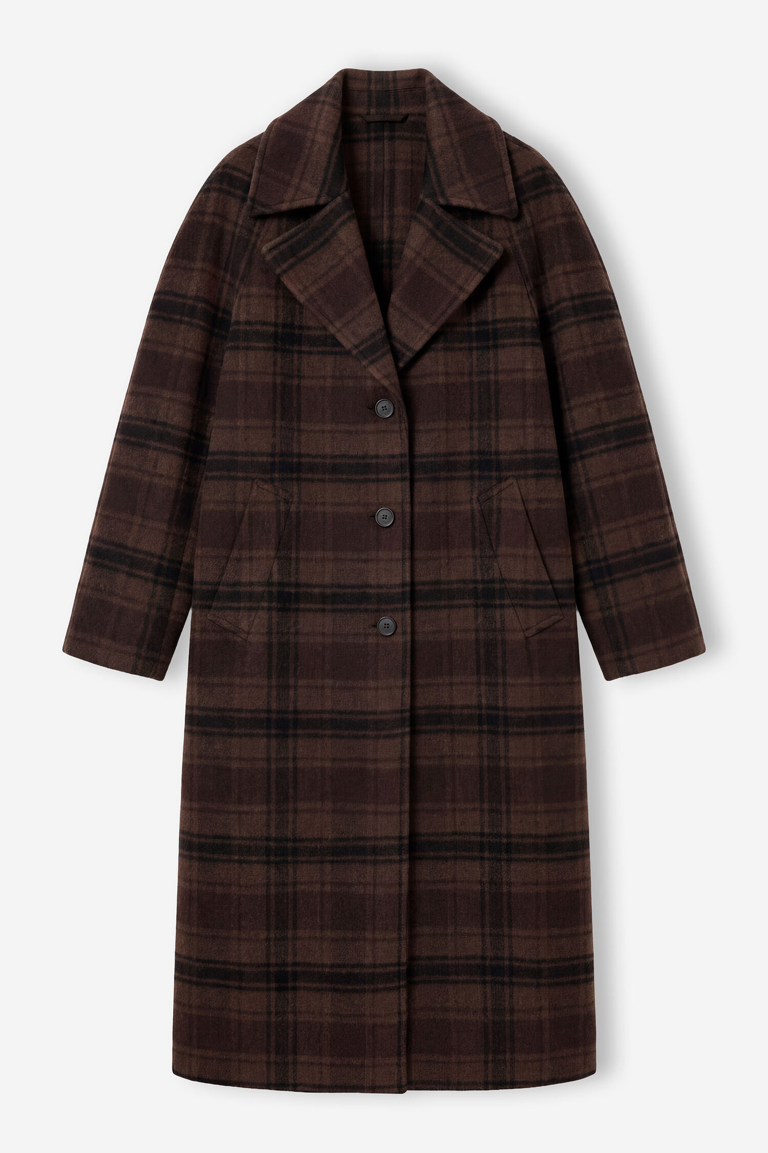 Vanessa Vented Check Coat