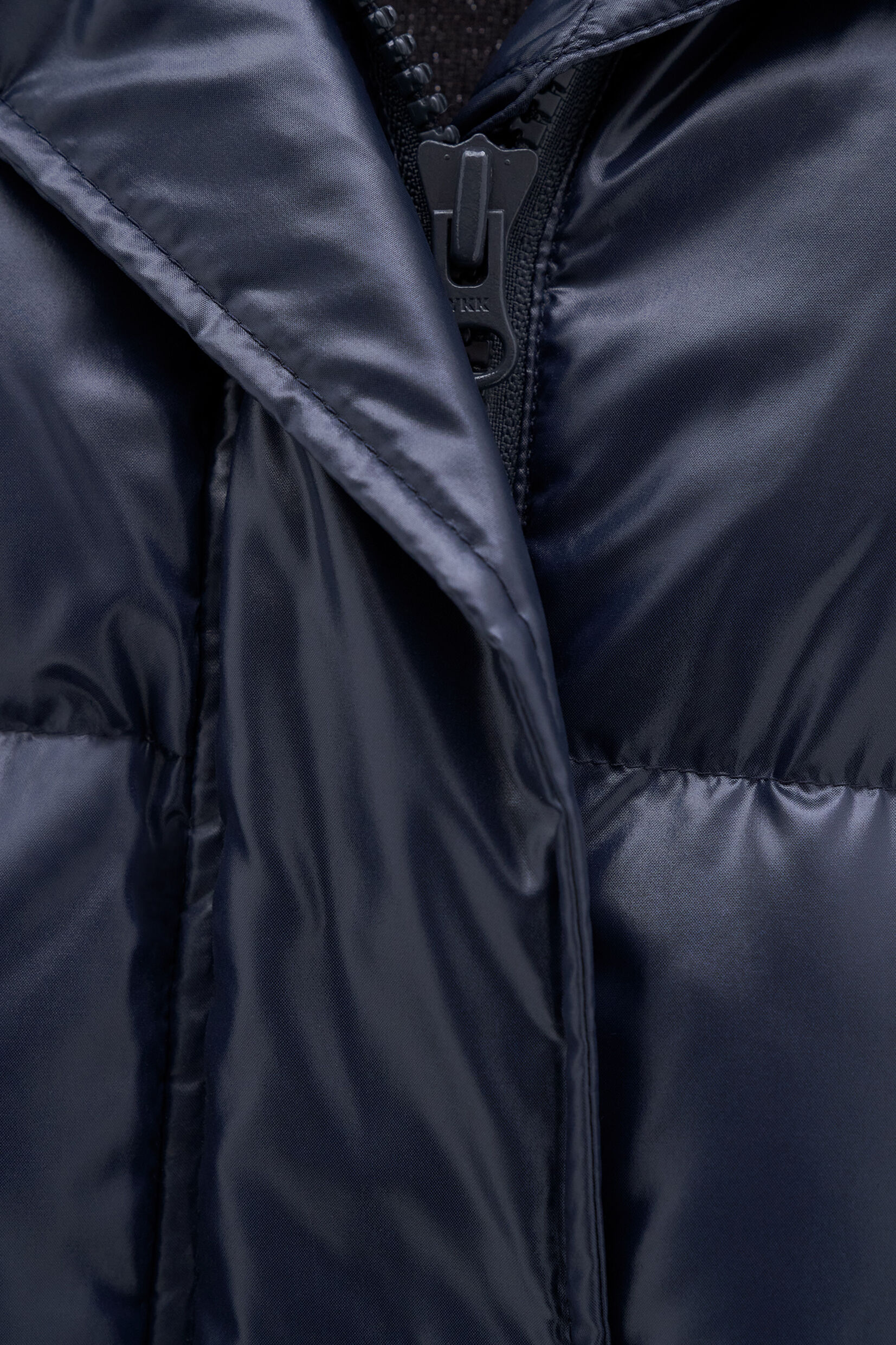 Hooded Puffer Jacket - Night Blue
