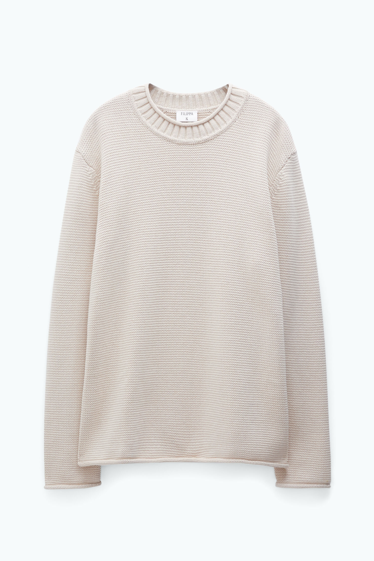 Rolled Hem Sweater