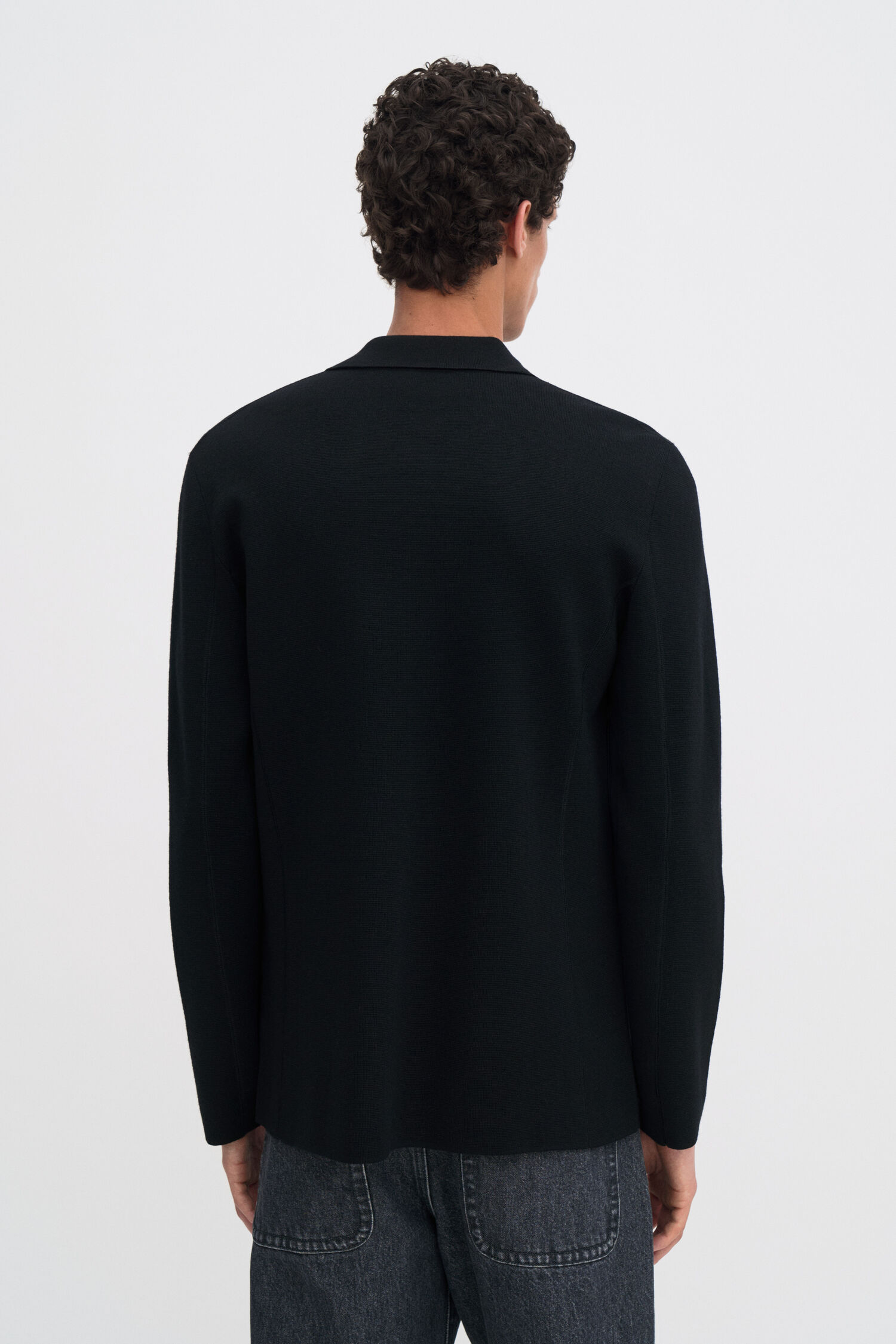 Wool Milano Knit Blazer