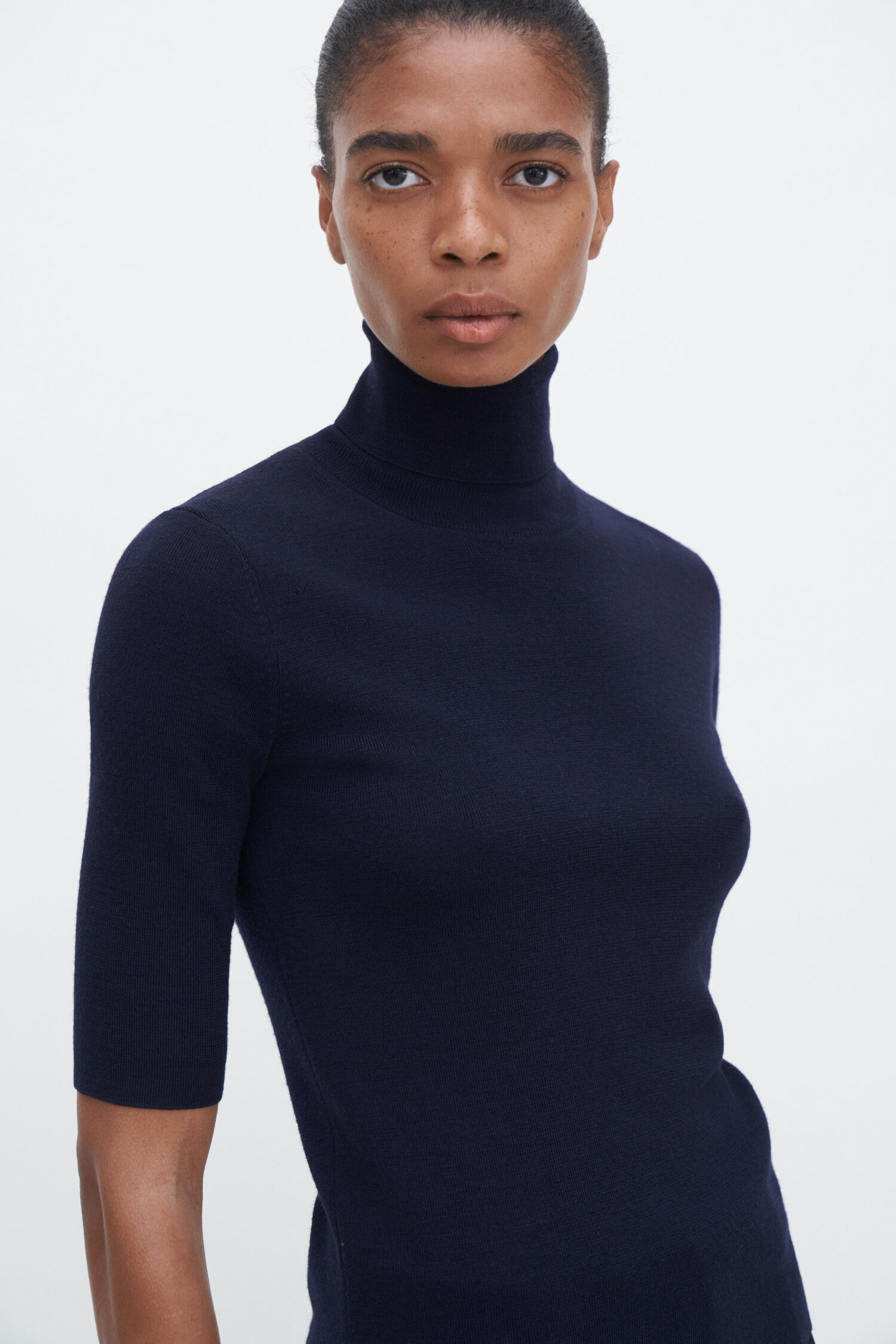 Merino Elbow Sleeve Top