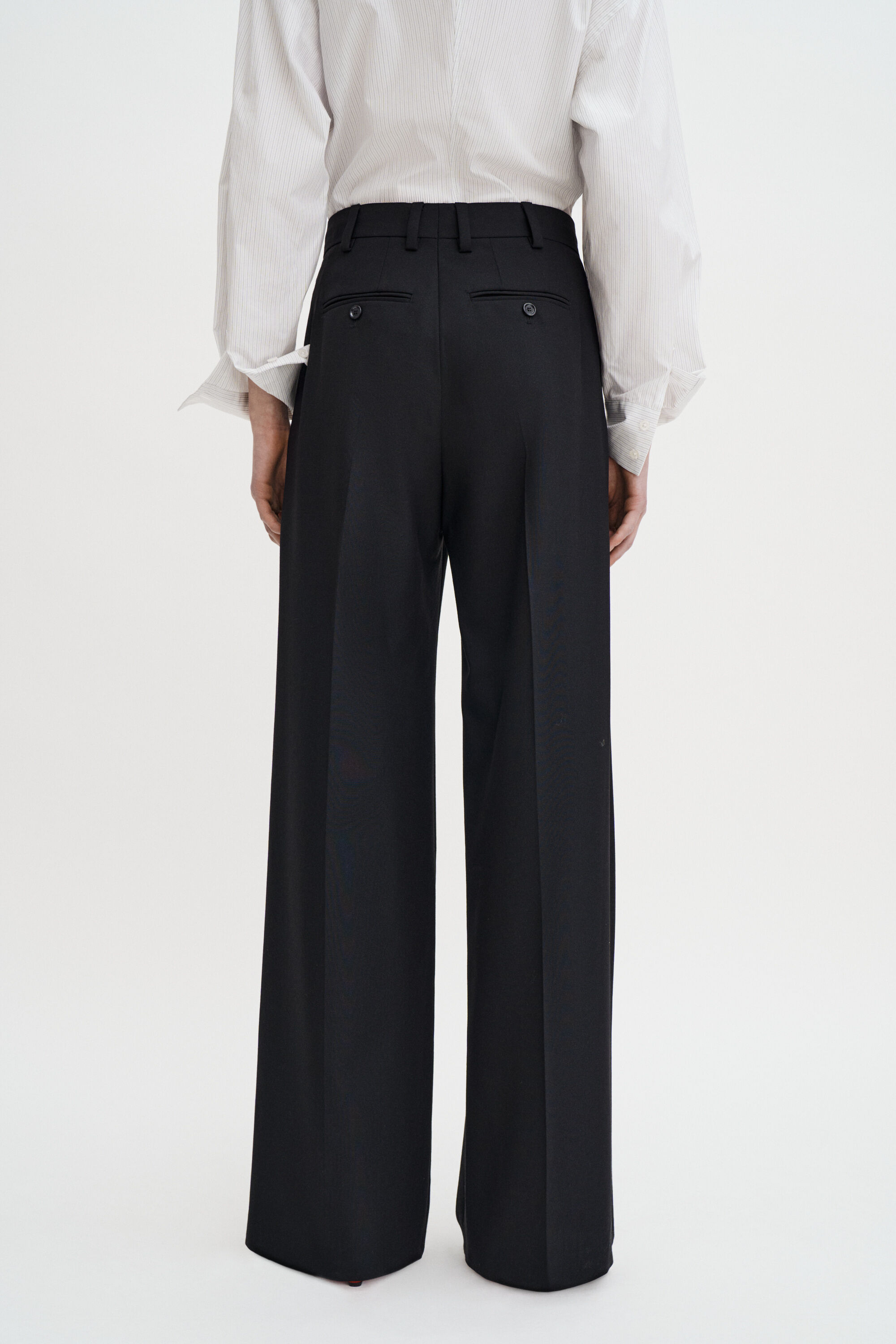 Darcey Wool Trousers - Black | FILIPPA K