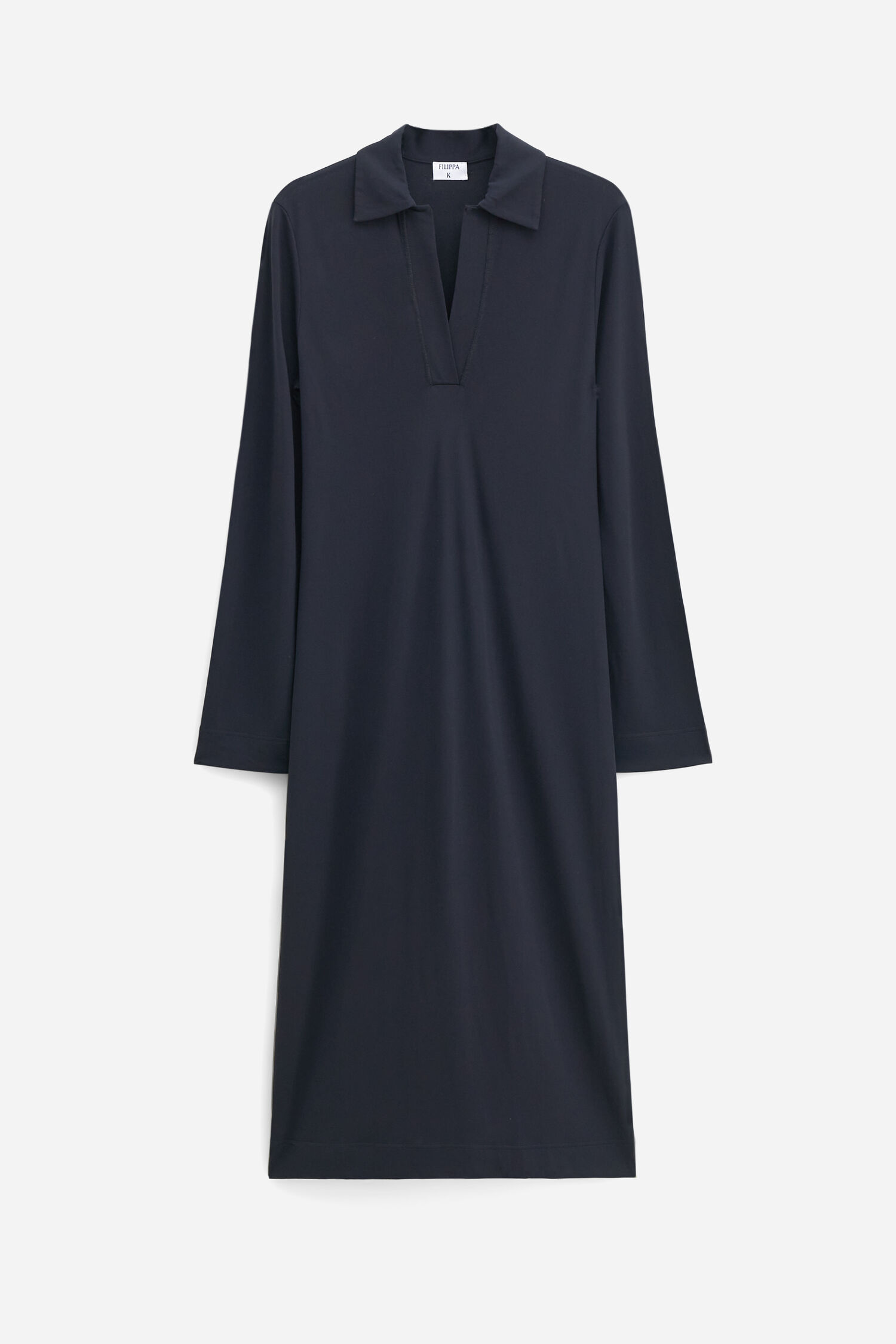 Crepe Jersey Polo Dress