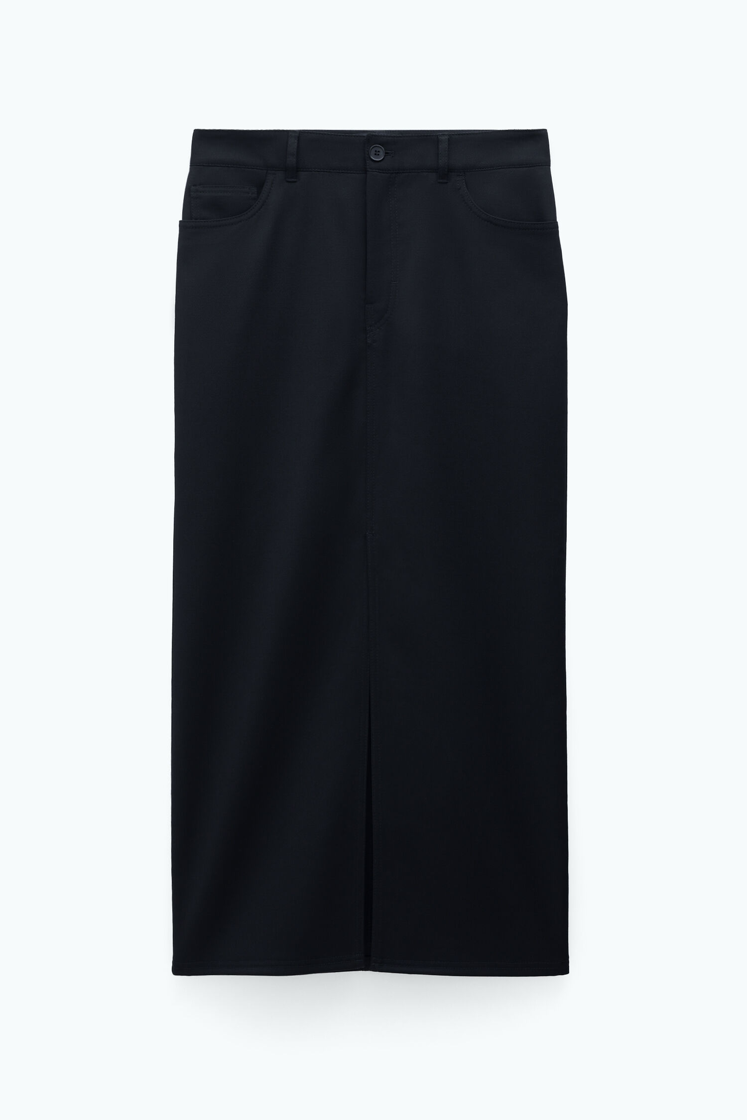 Black a line skirt pockets deals