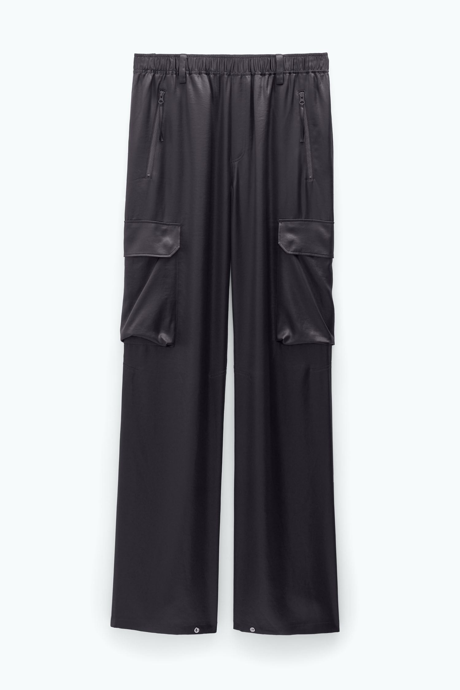 Glossy Cargo Trousers