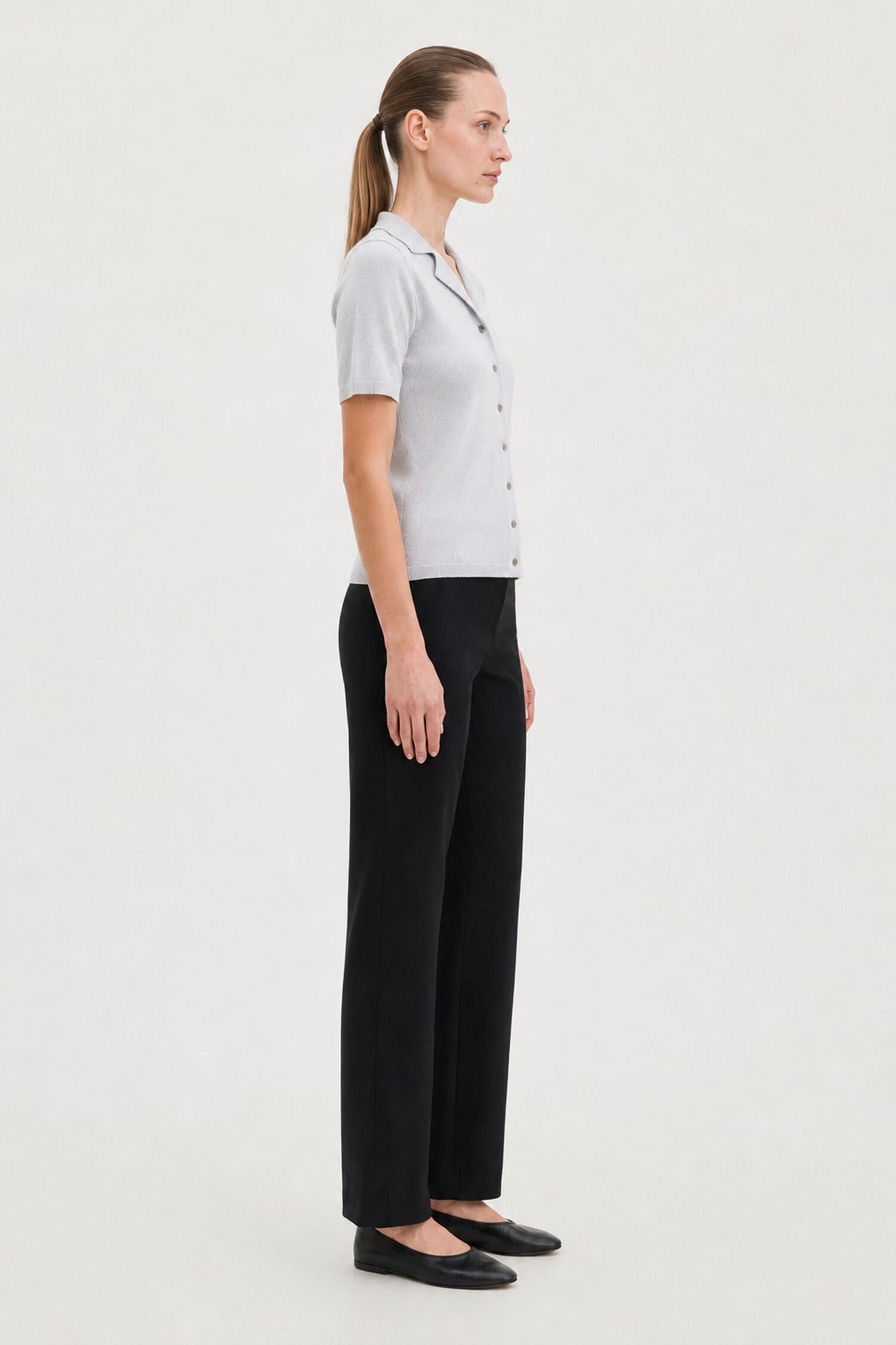 Cotton Linen Knit Top
