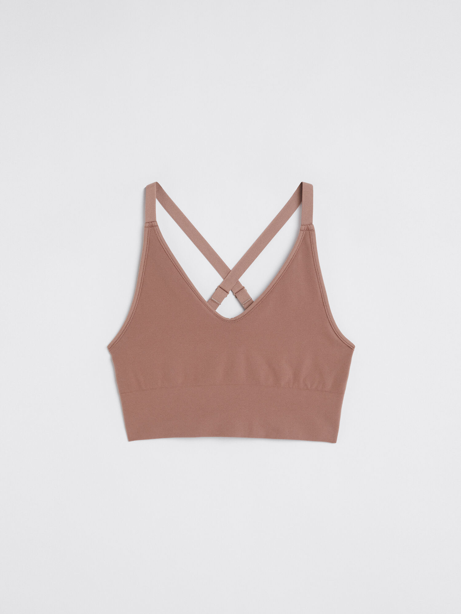 Crossback Seamless Support Bra