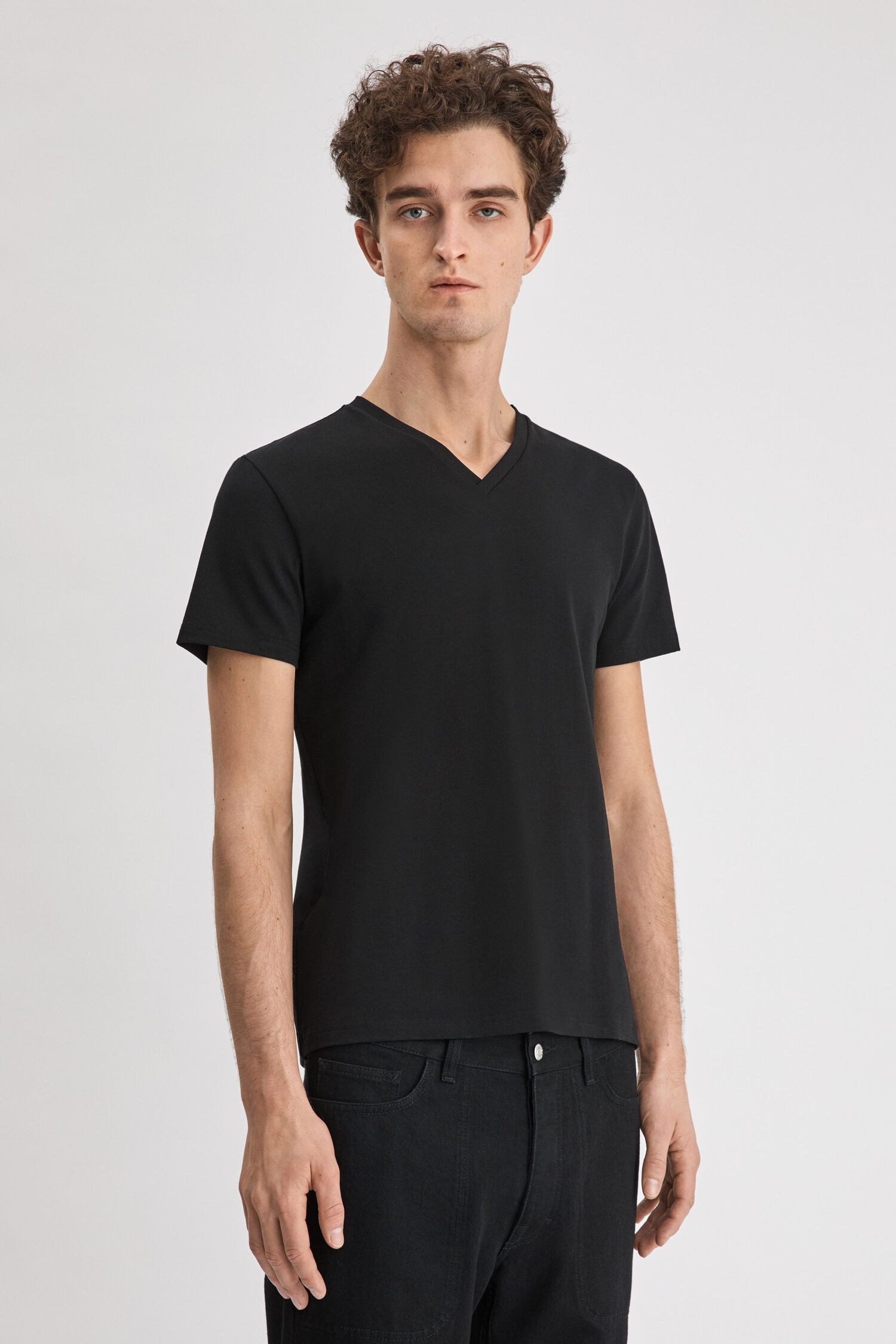 Lycra V-Neck Tee