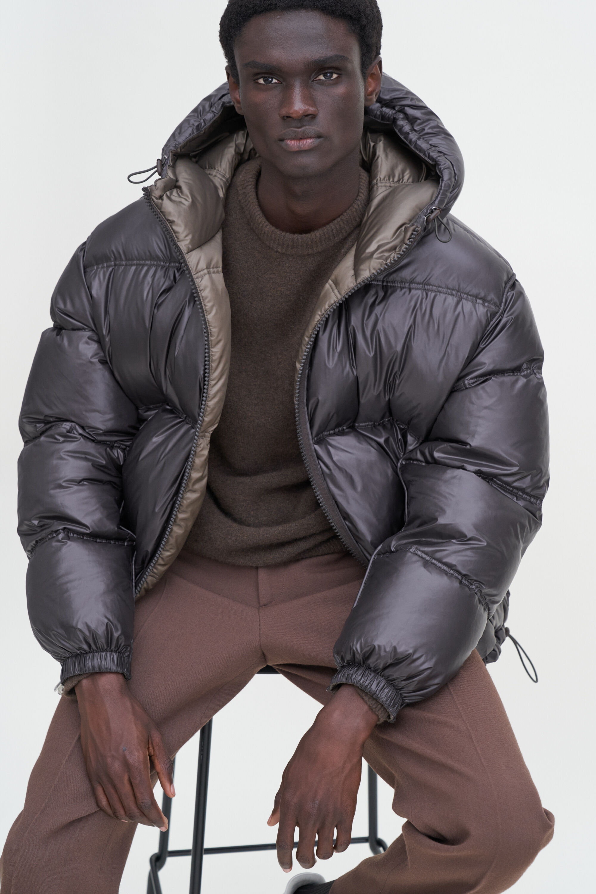 Puffer Down Jacket Dark Sage Filippa K