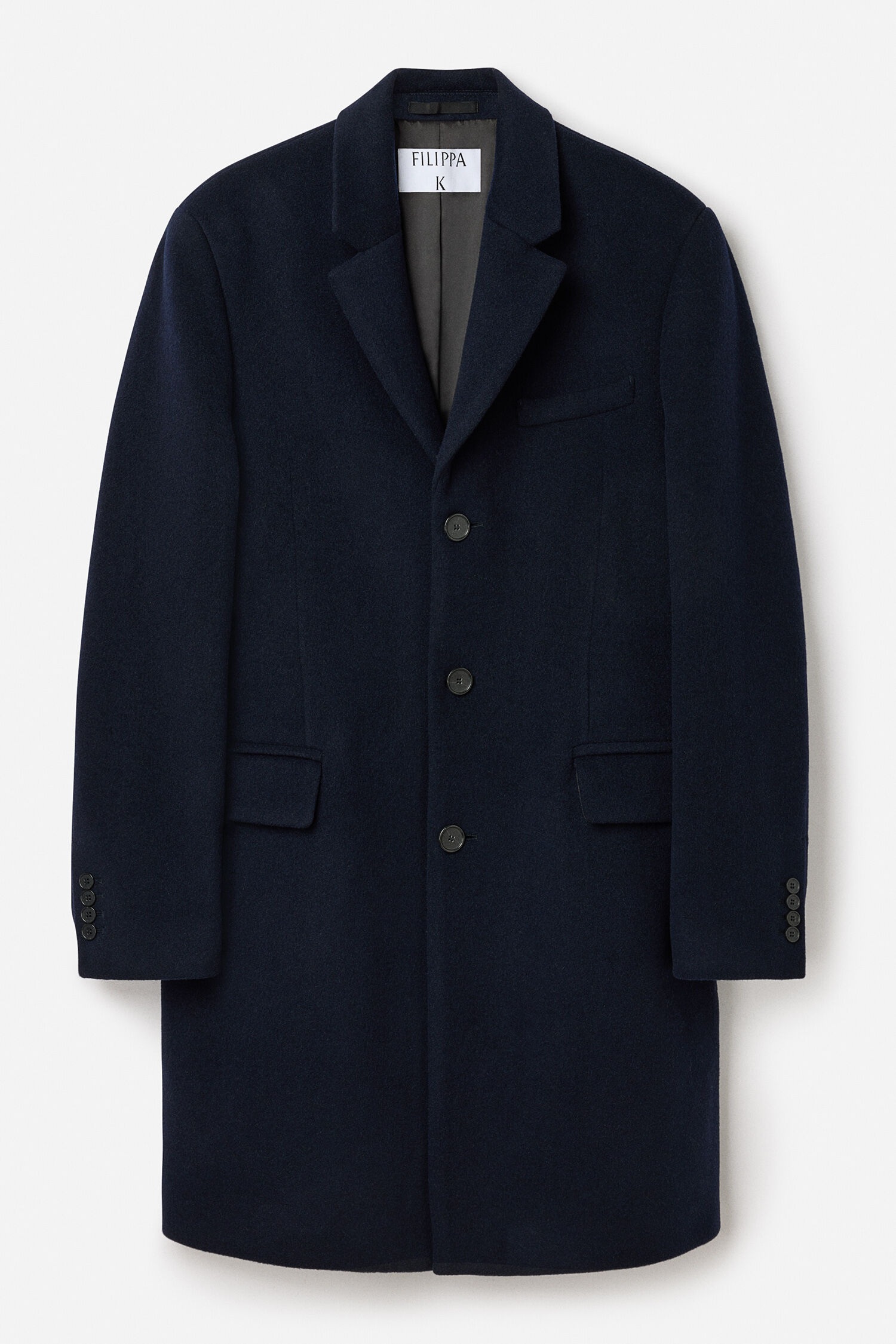William Wool Coat - Navy | FILIPPA K