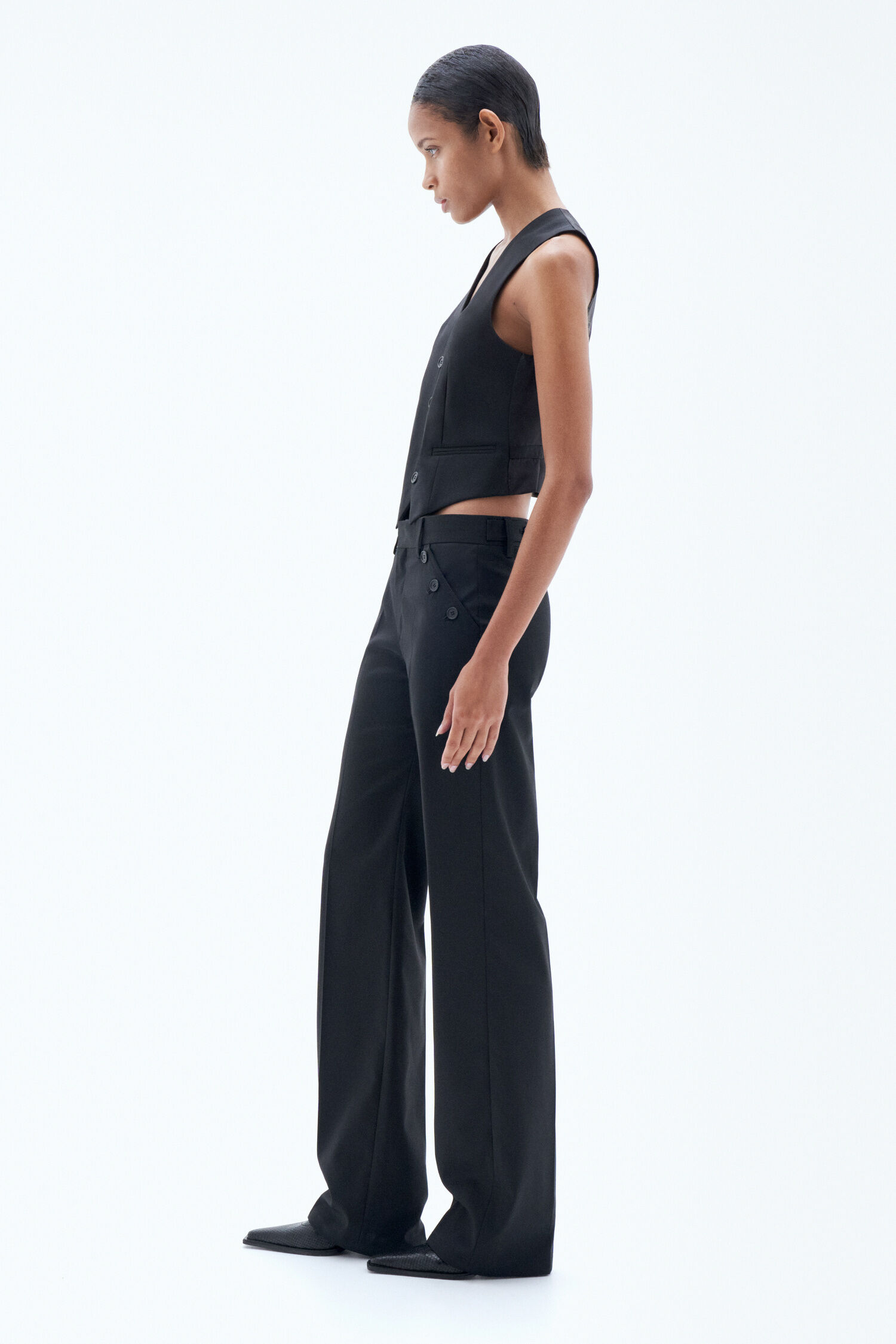 Straight Tailored Trousers