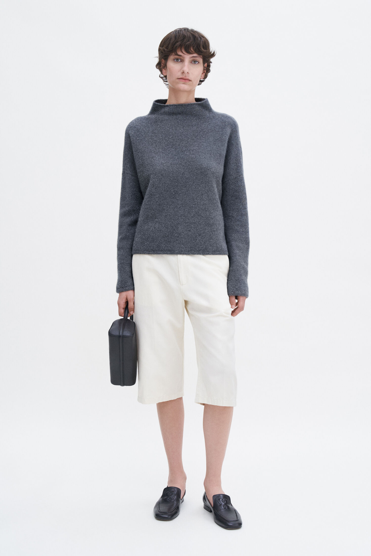 Mika Yak Grey Sweater