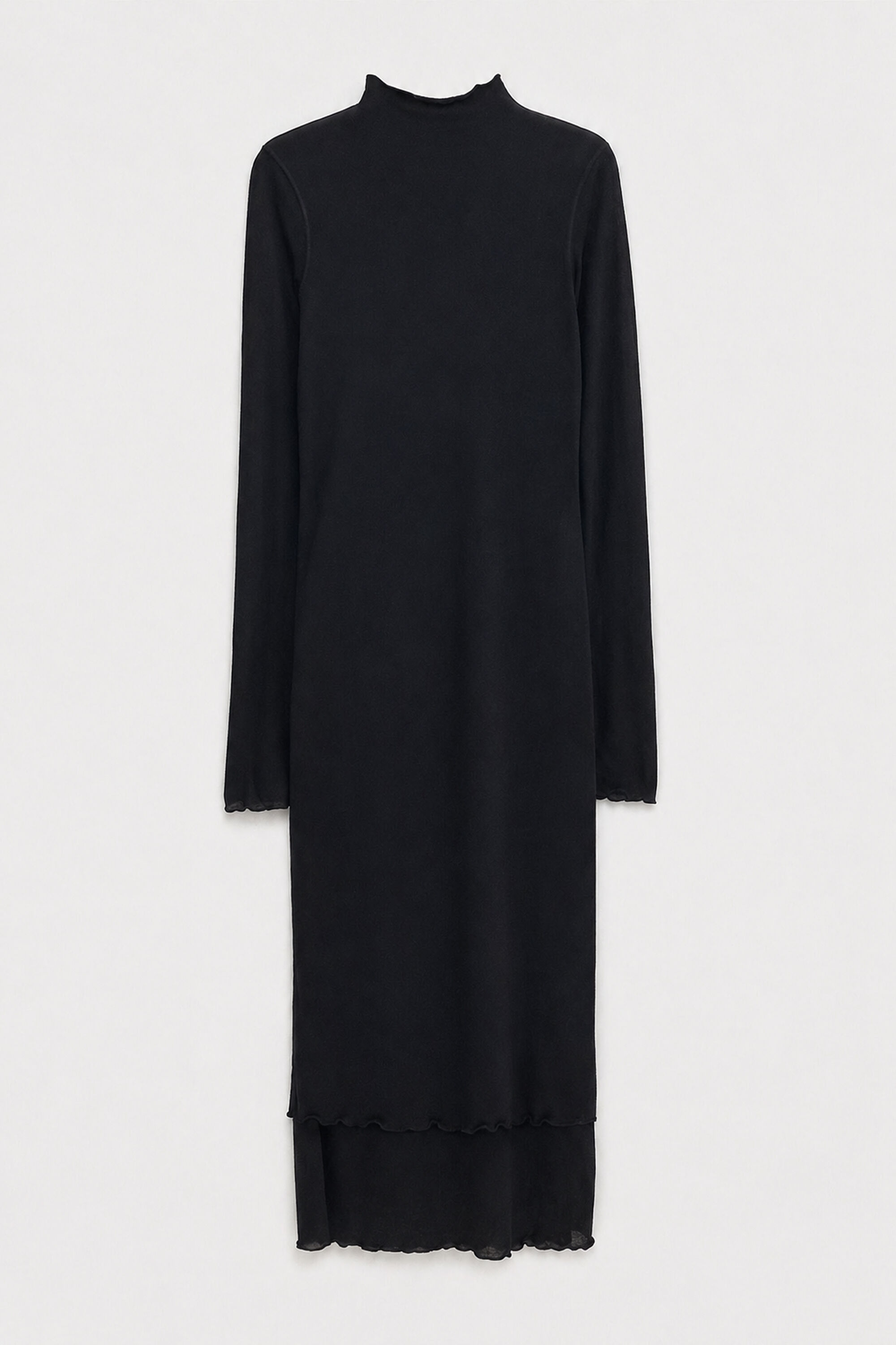 Layered Frill Dress - Black | FILIPPA K