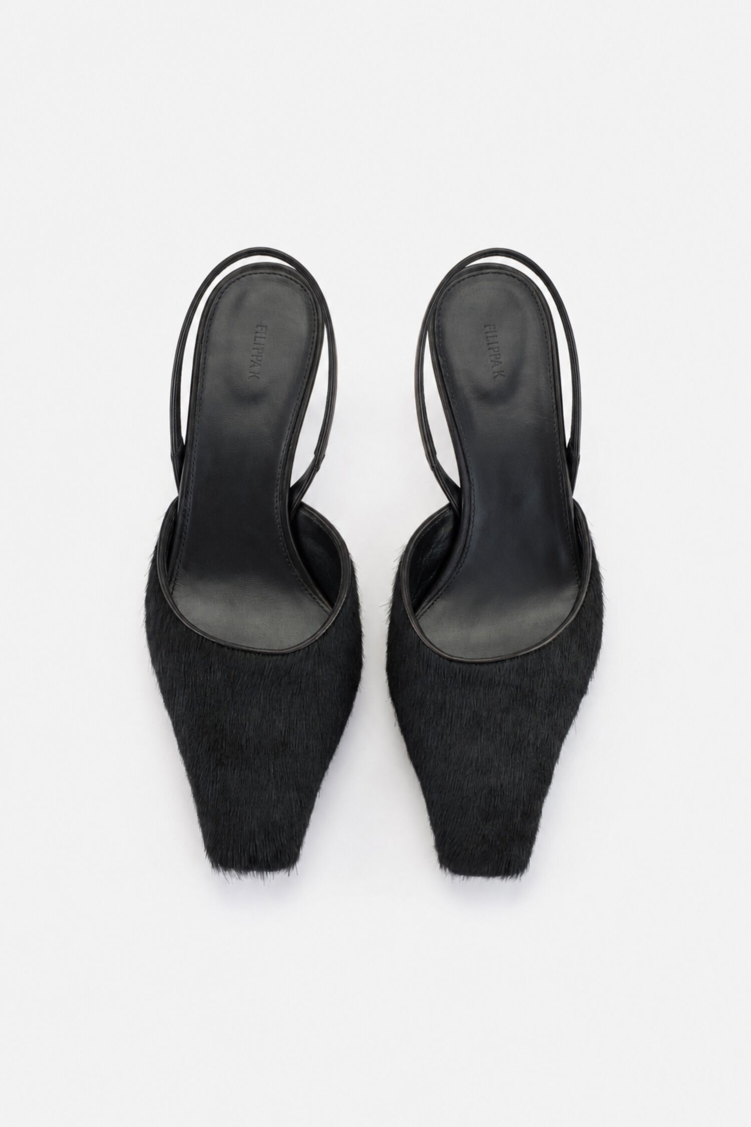 Square Slip-In Kitten Heels