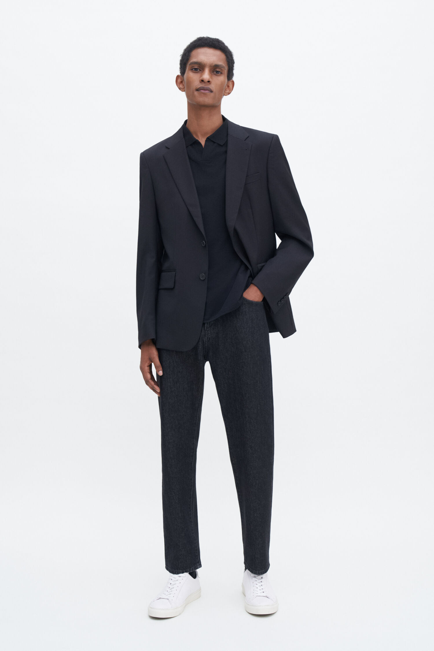 Stretch Cotton Polo T-Shirt