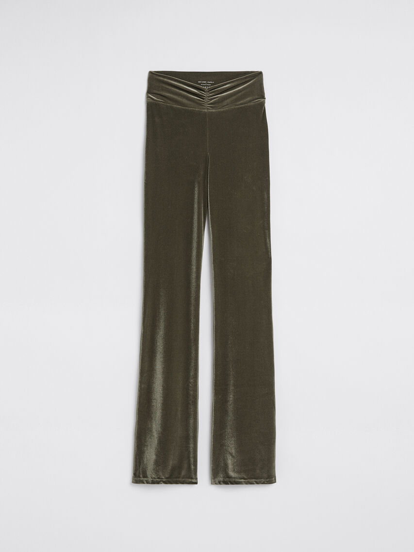 Velvet Boot-cut Legging