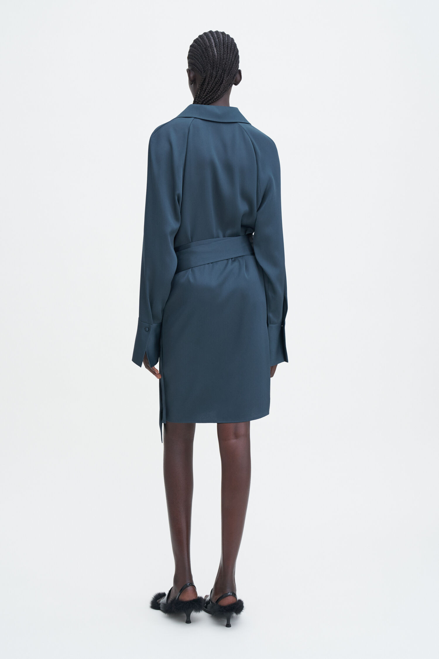 Wrap Shirt Dress
